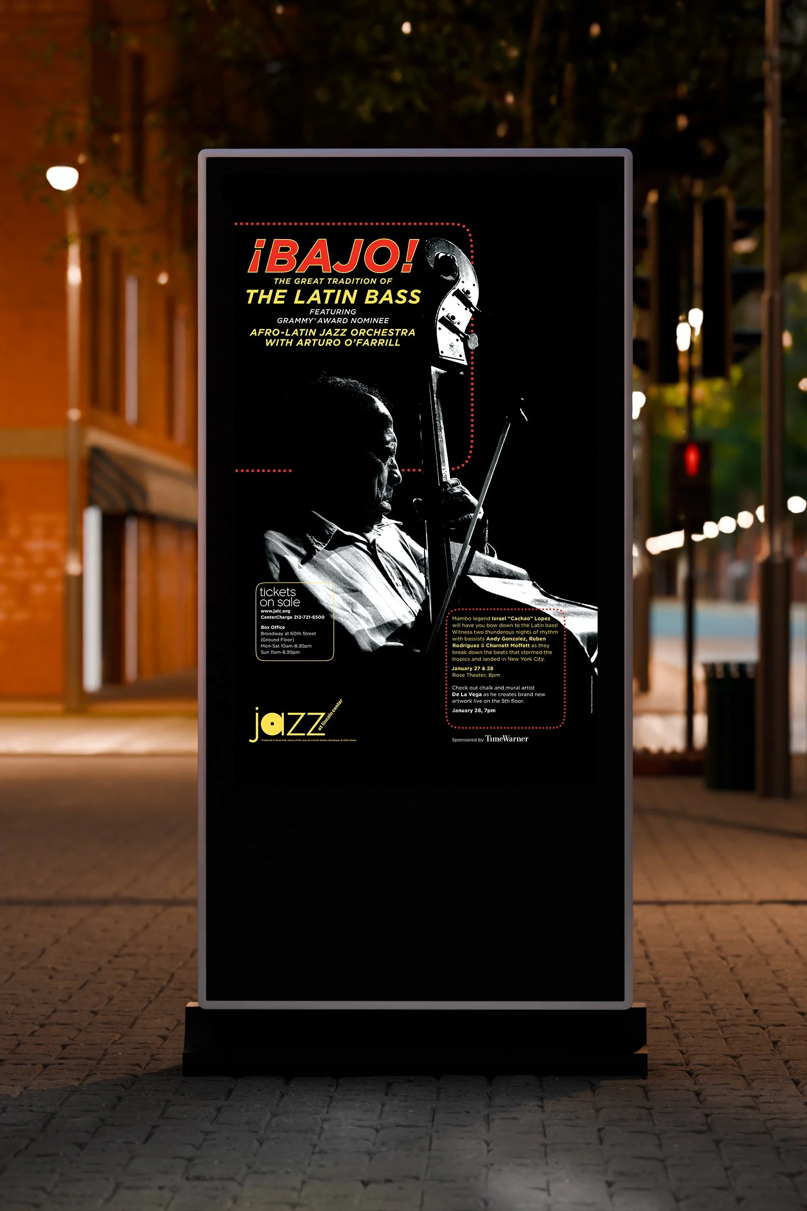 Jazz at Lincoln Center digital poster.
