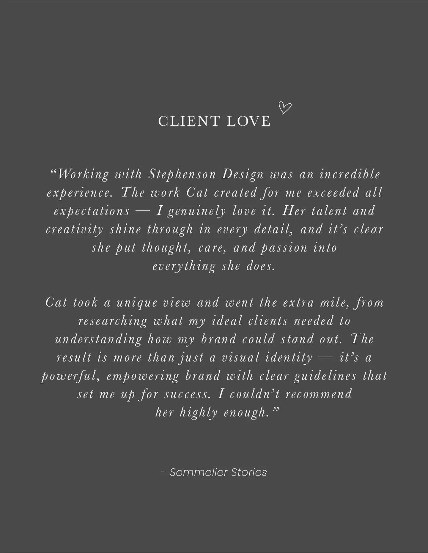 It was such a joy working with Yuri from @sommelierstories on this project. Together we built a brand that not only looks beautiful but truly reflects his purpose with confidence. 

Hearing how design helps clients feel more aligned and empowered is 
