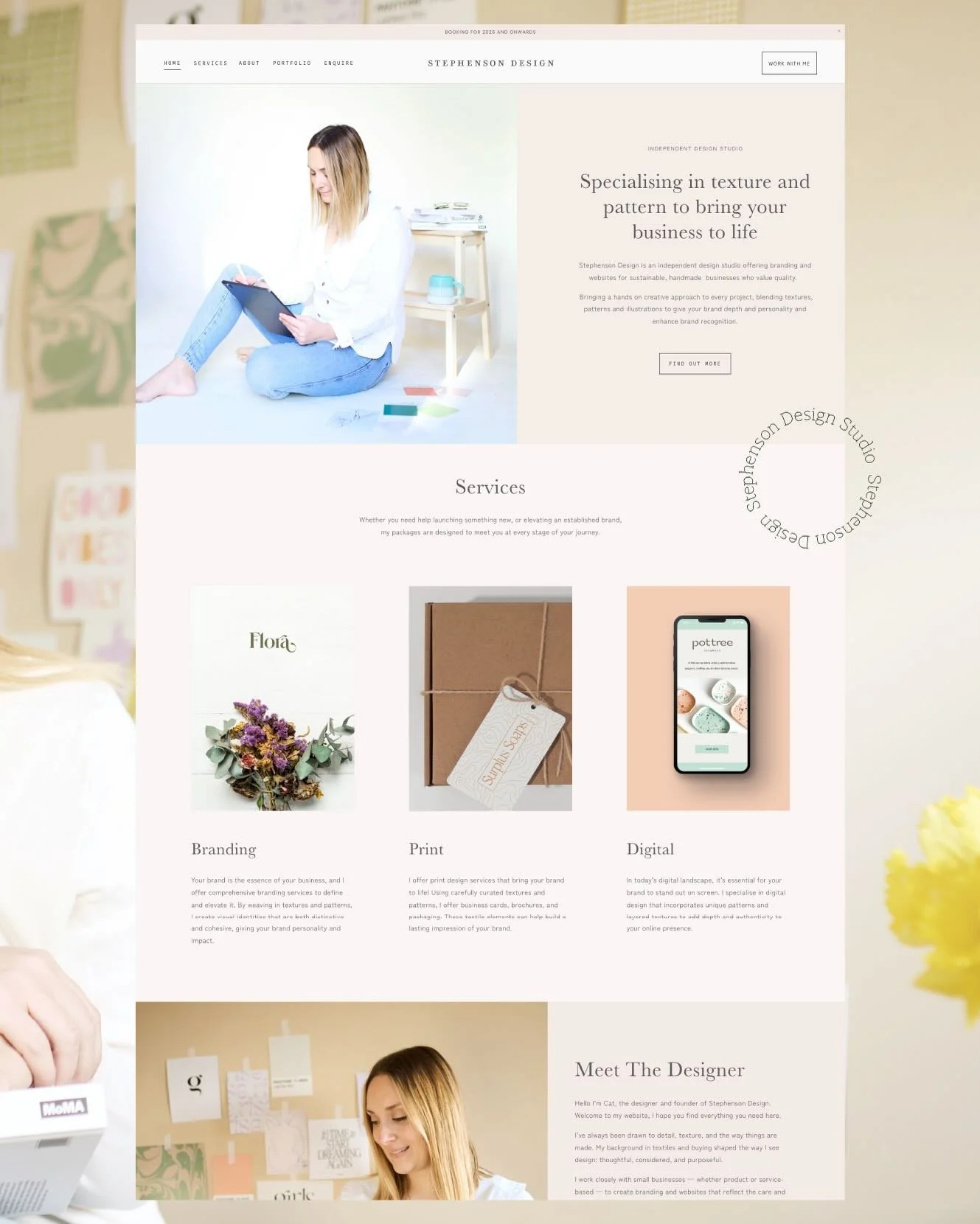 Thinking about taking the next step in your business with your branding? ✨

If you're ready to elevate your brand, my website gives you a full look at what I offer - from branding and design support to packages designed to help your business stand ou