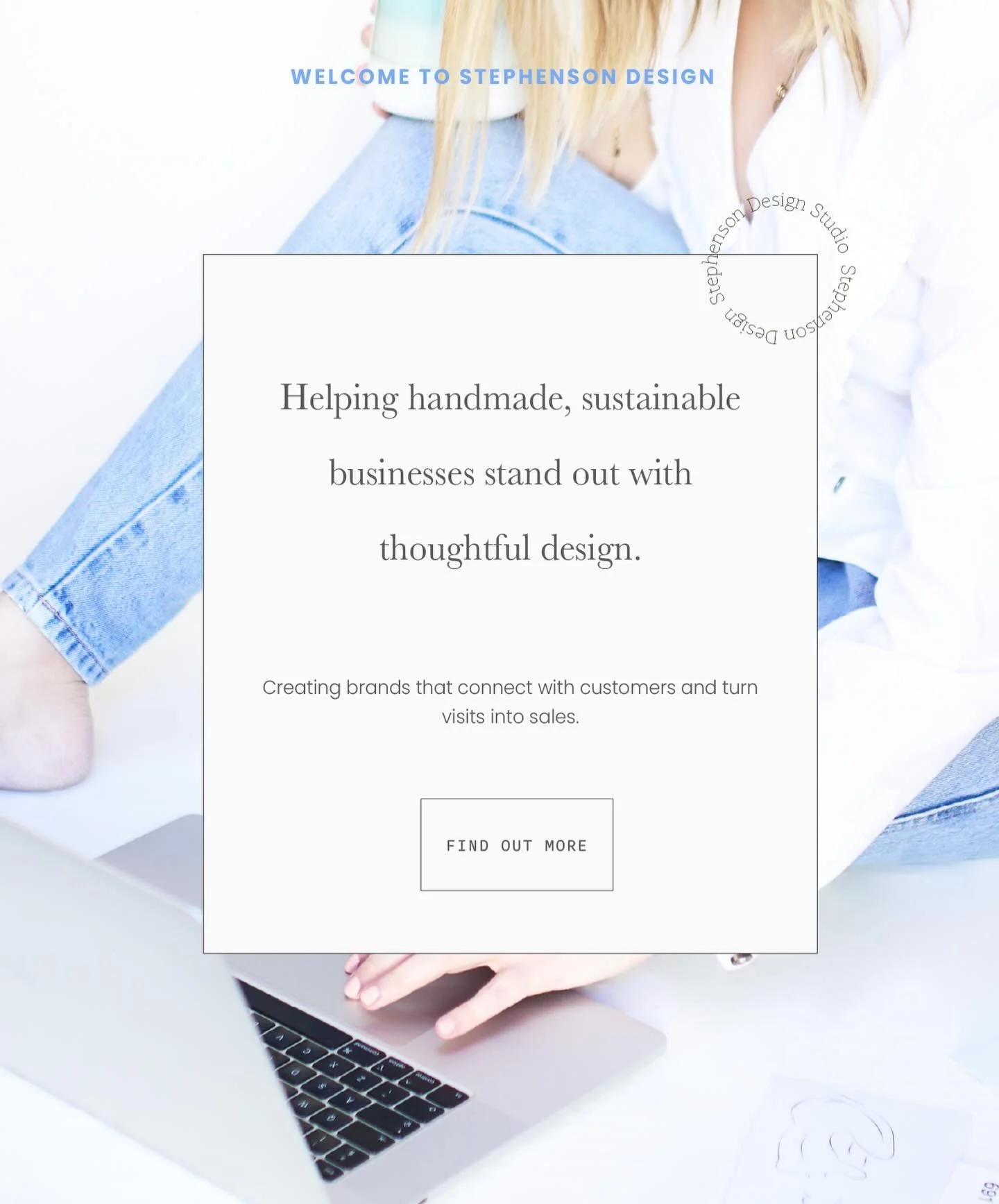 Hello and welcome to 
Stephenson Design ✨

An independent design studio offering branding for sustainable, handmade businessss who value quality. 

I bring a hands on creative approach to every project, blending textures, patterns and illustrations t