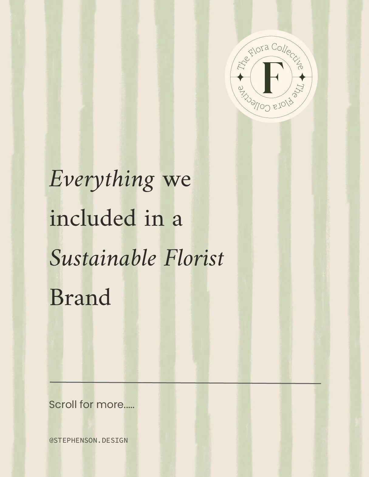 Flora is a bright and creative florist who's brand was designed to be playful, colourful, but to also feel organic! 

This is everything included in my signature service branding 🌸

#branddesign #brandidentity #smallbusiness #logodesign #smallbusine