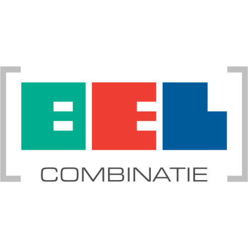 Logo with the letters B, E, and I in teal, red, and blue, respectively, above the word 'COMBINATION' in black.