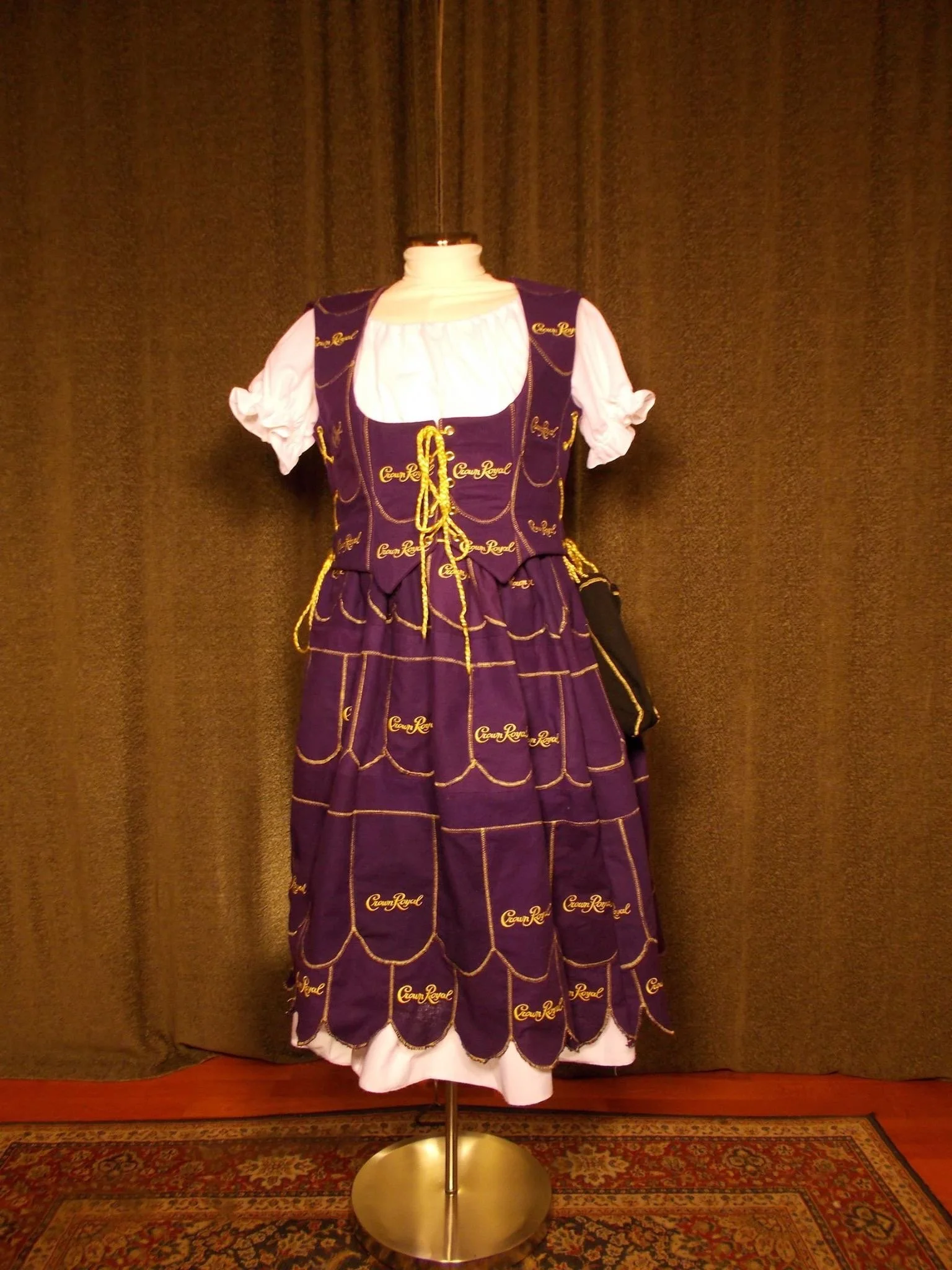 Commissioned Crown Royal Bag Dress