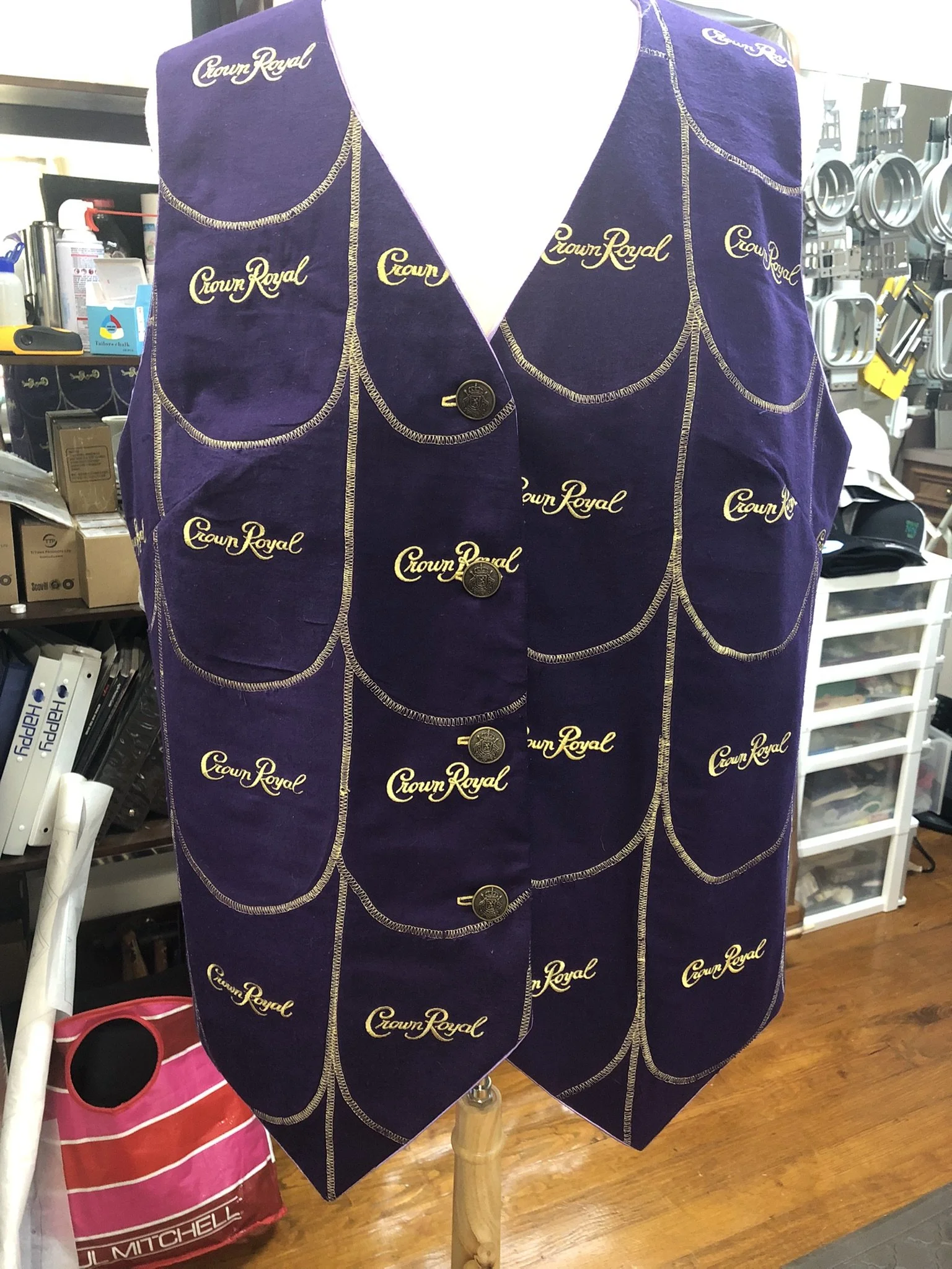 Commissioned Crown Royal Vest 