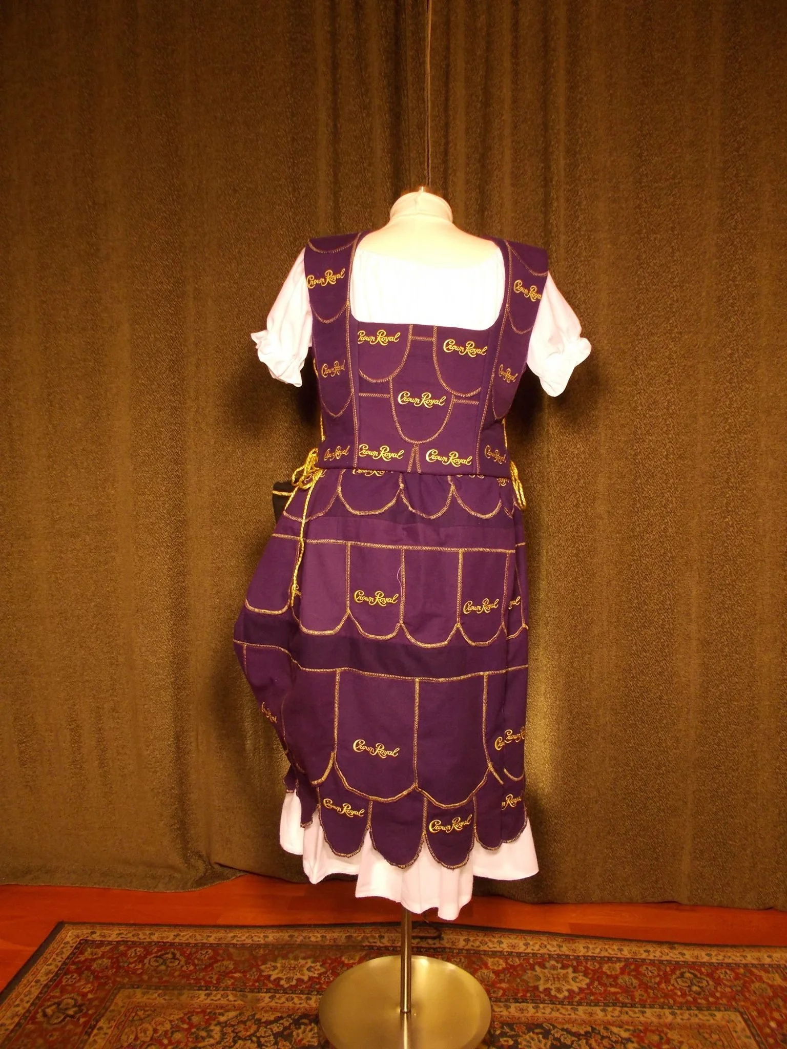 Commissioned Crown Royal Bag Dress