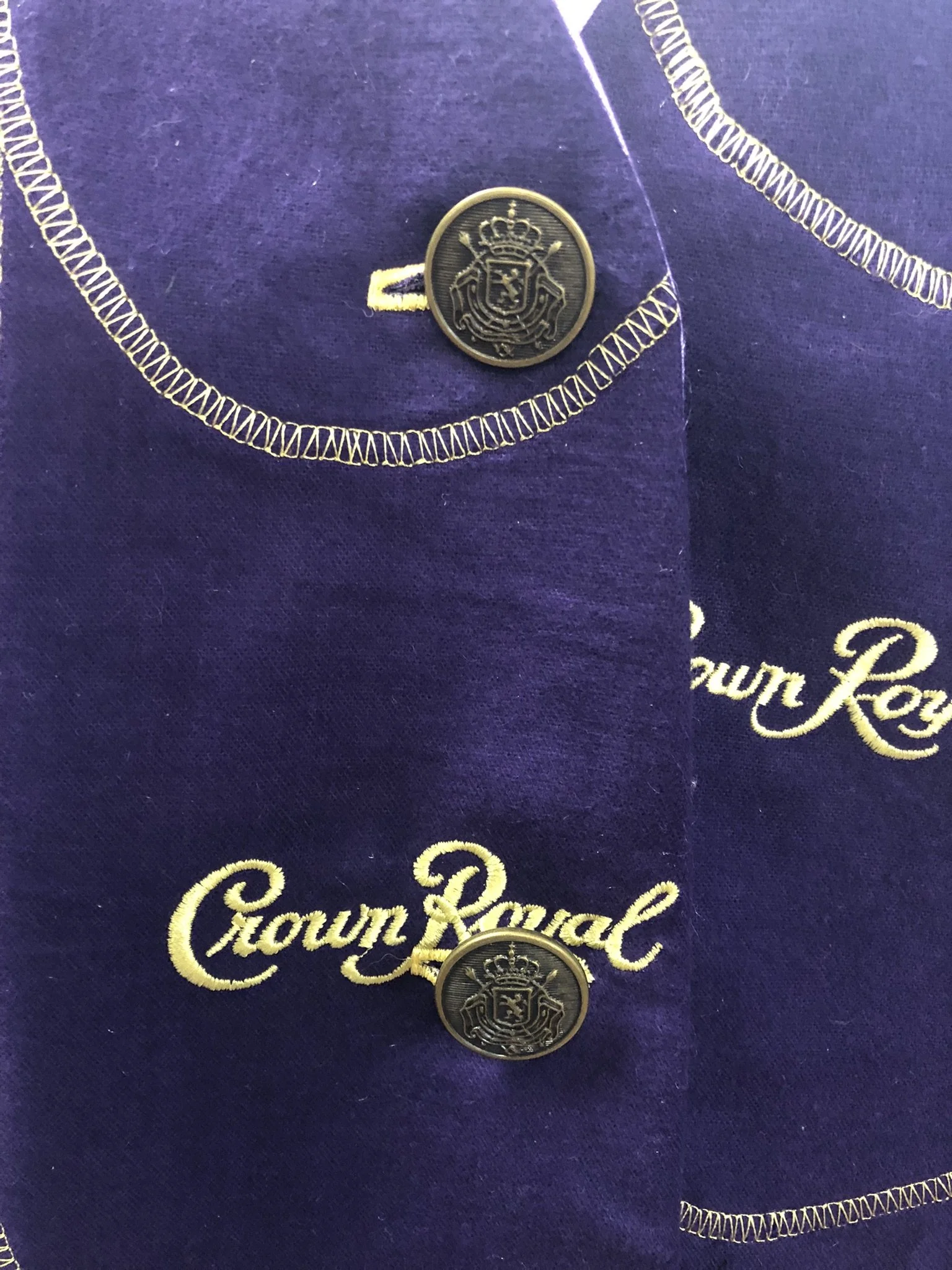 Commissioned Crown Royal Vest Detail