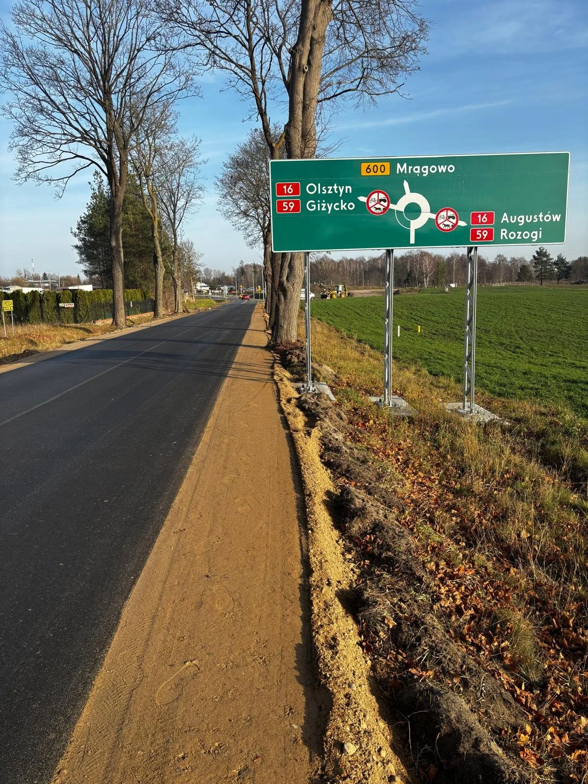Budowa dw 600 w okolicach Mrągowa
