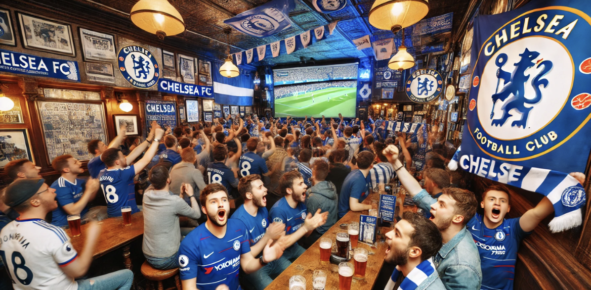 Inside of the Premier League Pub