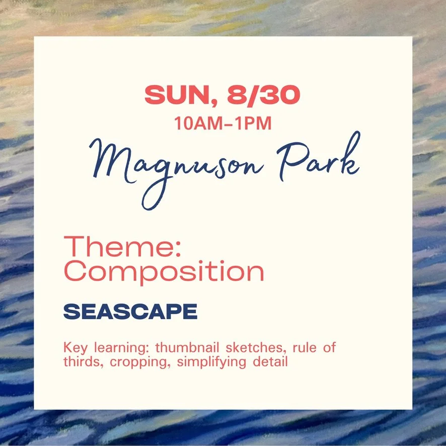 Paint Picnic (8/30): Composition with Water/Reflections