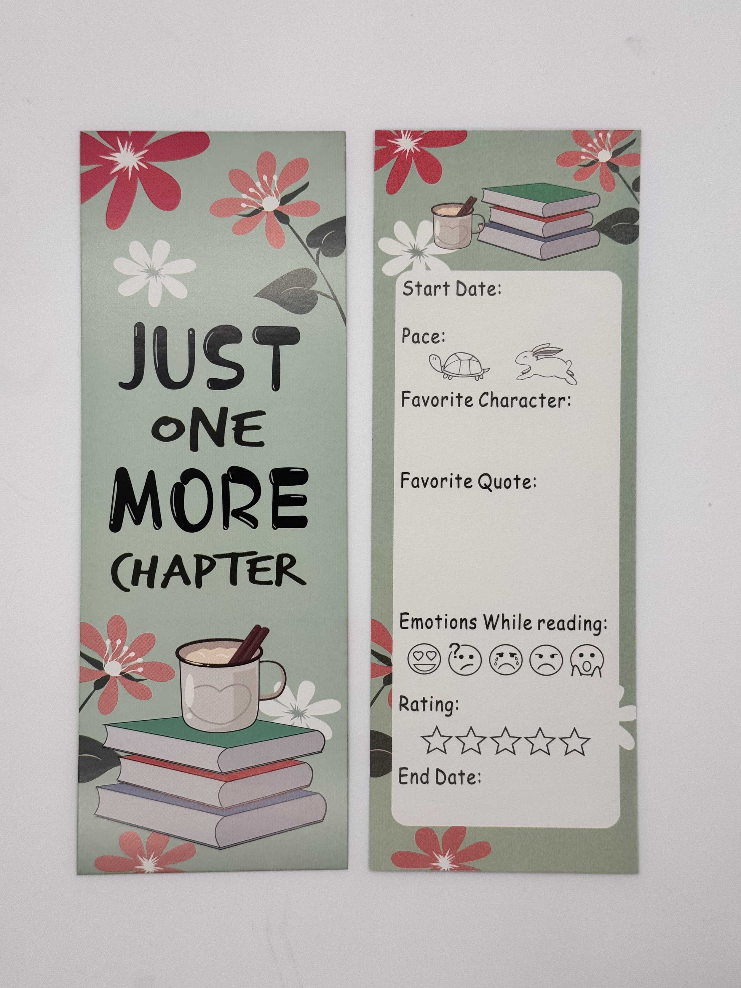 One More Chapter Paper Bookmark