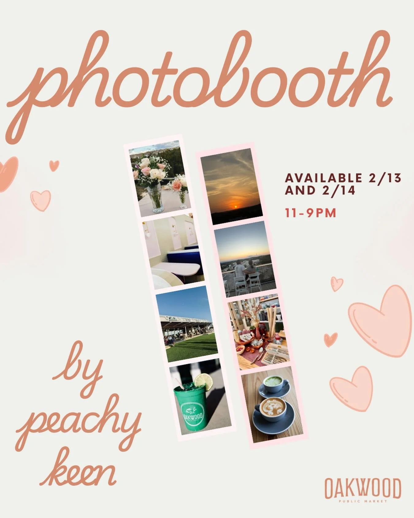 Love is in the air, and in the photo booth. 💕📸

We&rsquo;ll have the Peachy Keen Photo Camper popping up for Galentine&rsquo;s and Valentine&rsquo;s, so you can capture the memories with your favorite people. Whether it&rsquo;s besties or your Vale