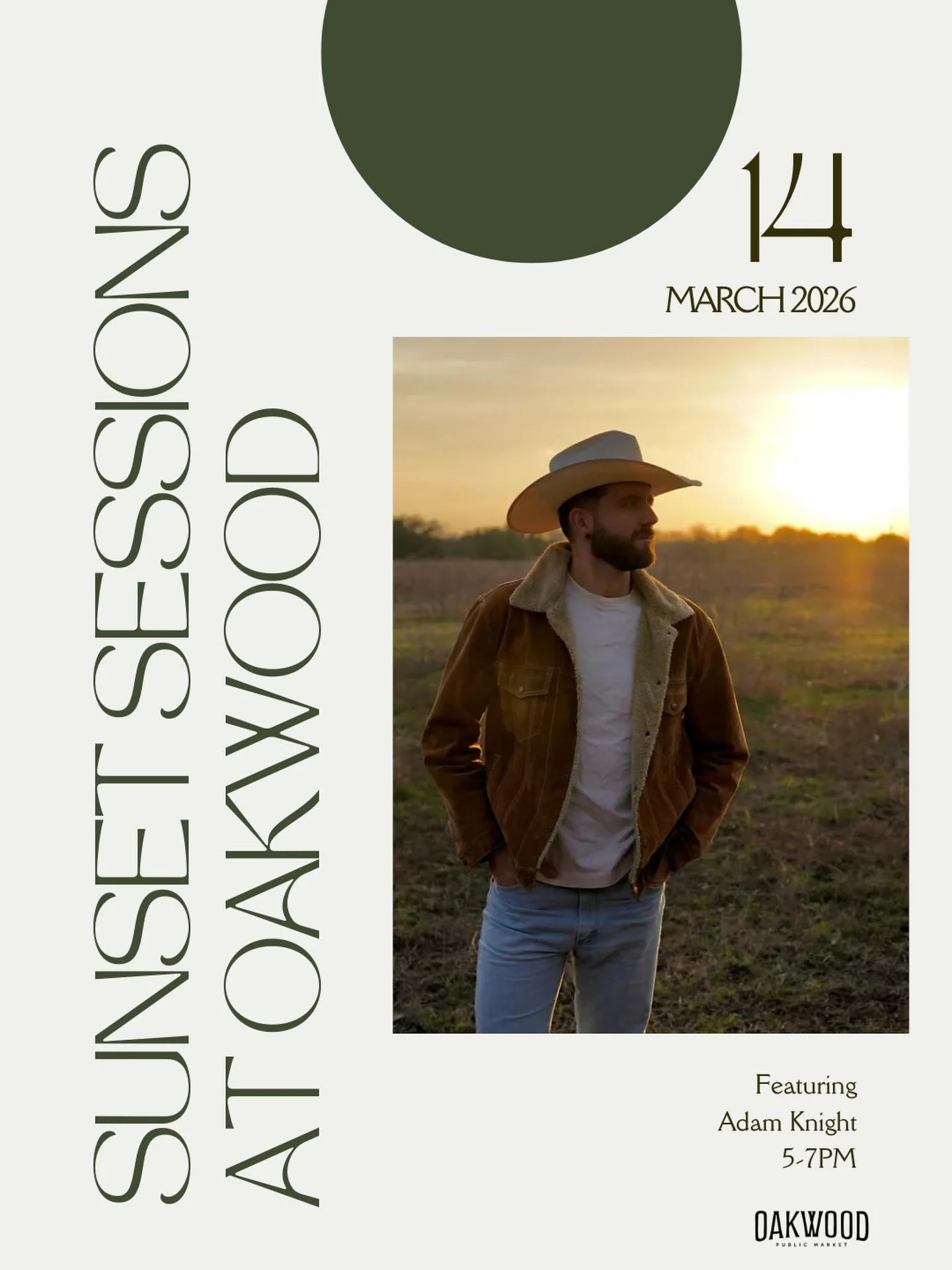 Live music, Hill Country sunsets, and a great way to end a beautiful Saturday. 🌅🎶

Join us for Sunset Sessions tomorrow from 5&ndash;7PM with Adam Knight, an Austin-based artist known for his soulful, Americana-leaning sound and powerful live perfo