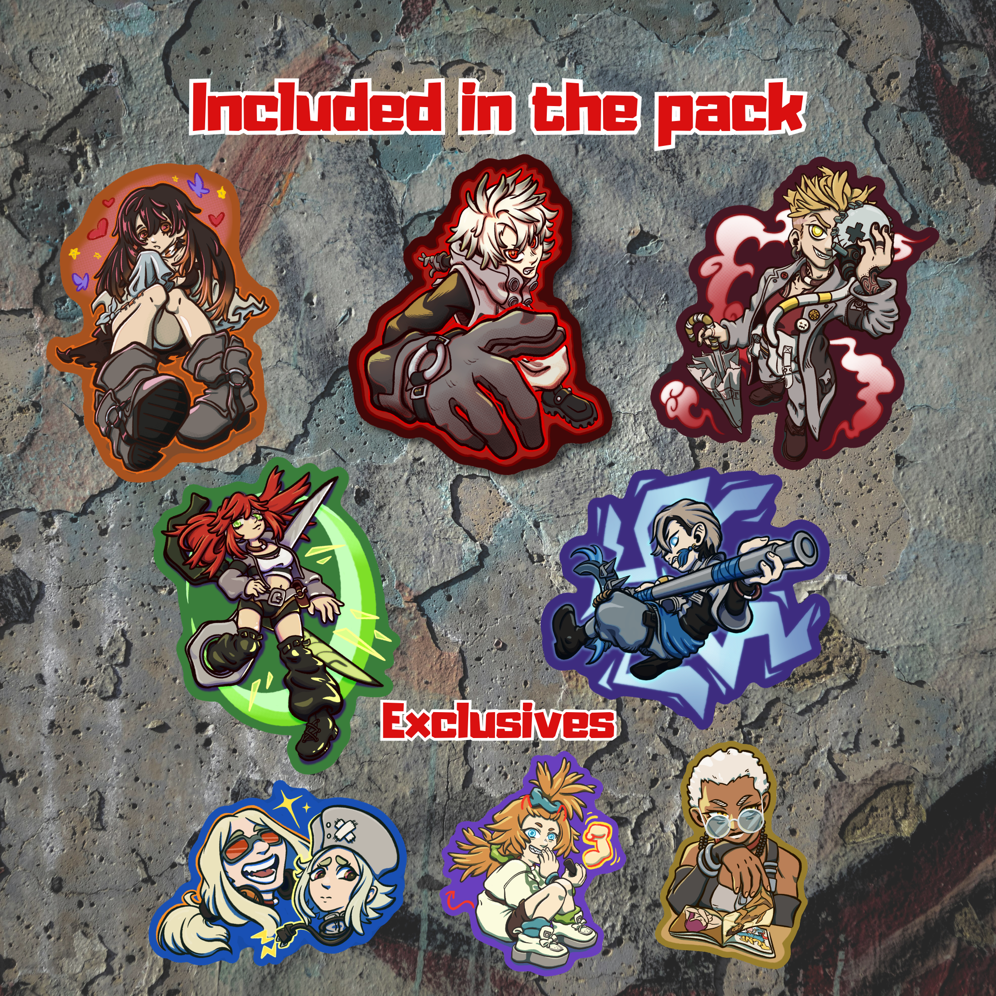 Gachiakuta Sticker Pack