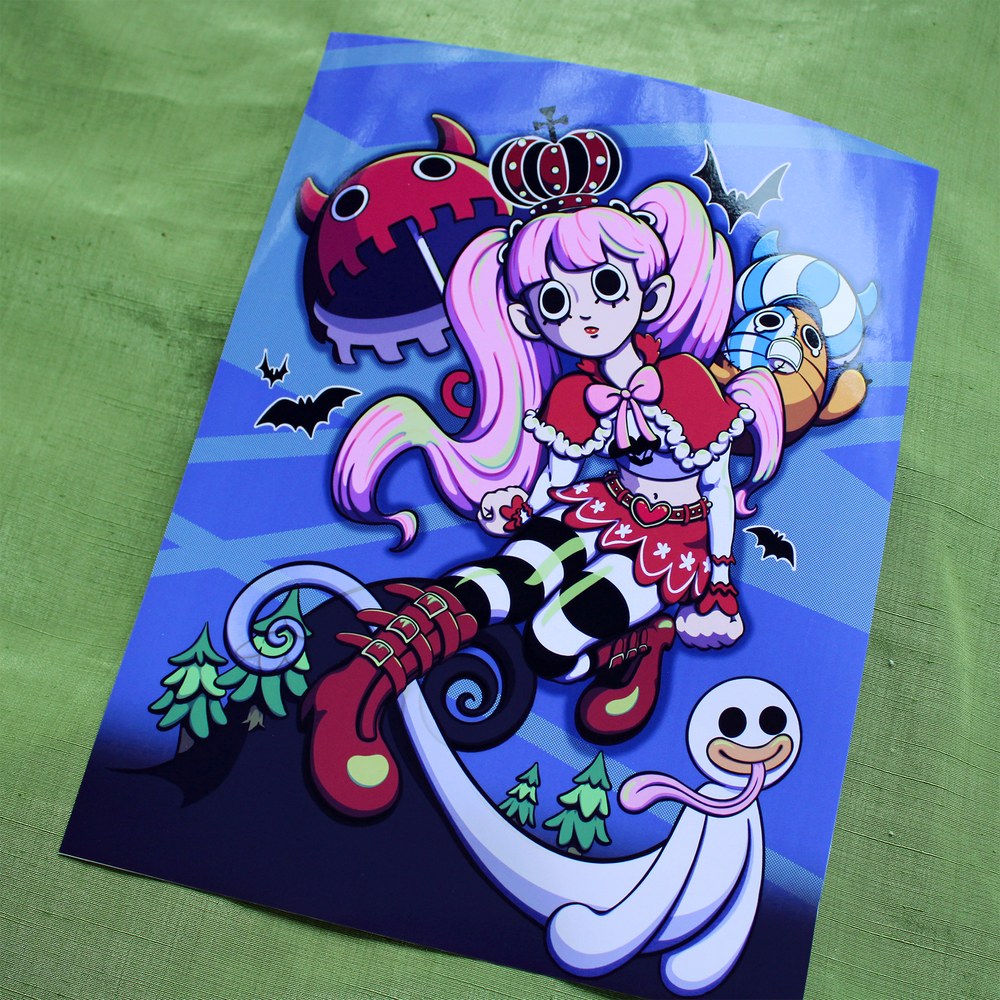 AnimeGhostQueenArtPrint — Frogdust Productions