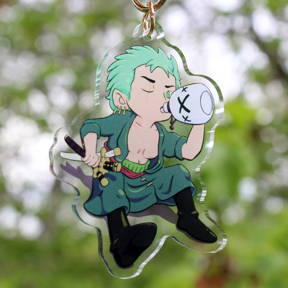 Swordsman anime Zoro OP Keychain — Frogdust Productions