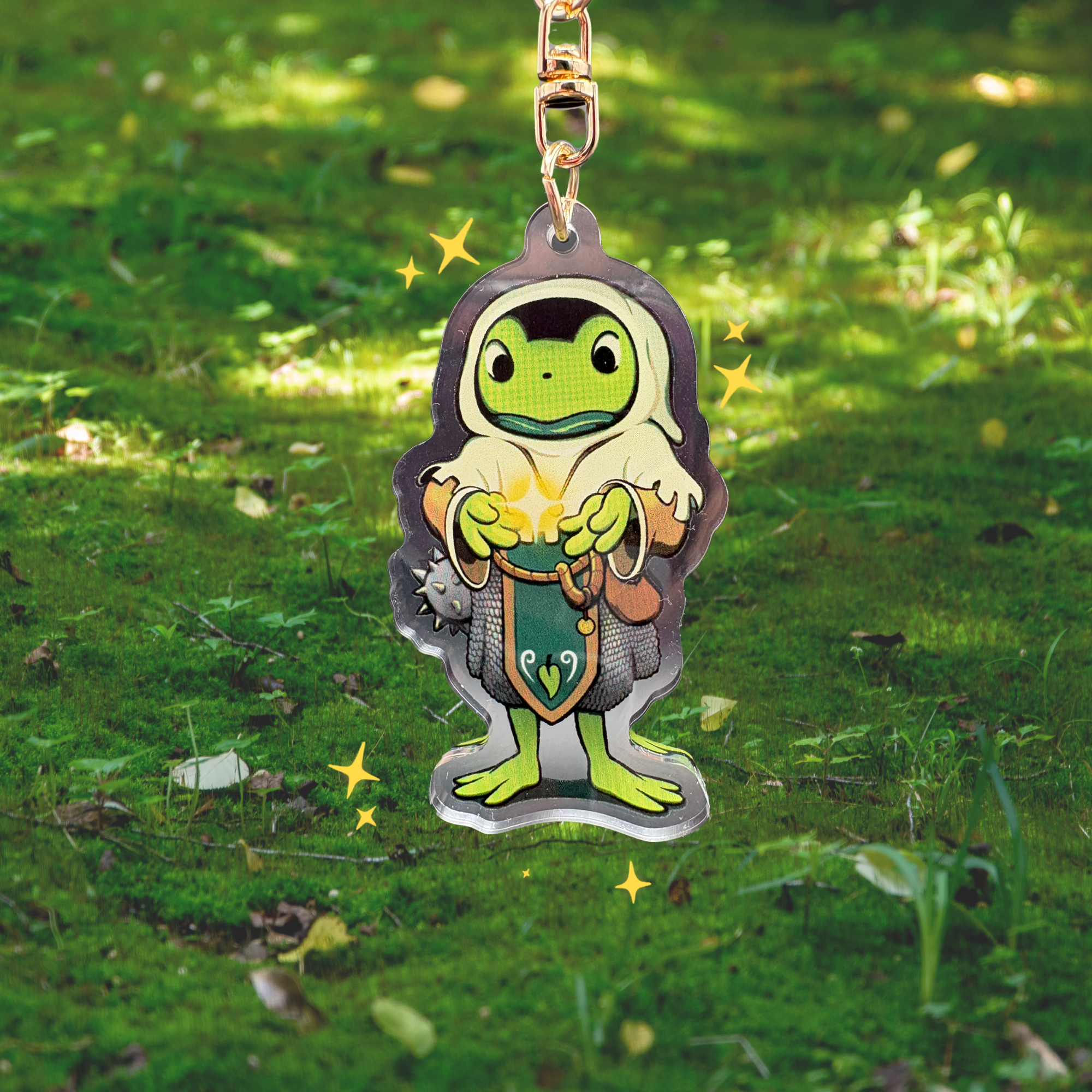 Cleric Frog Keychain