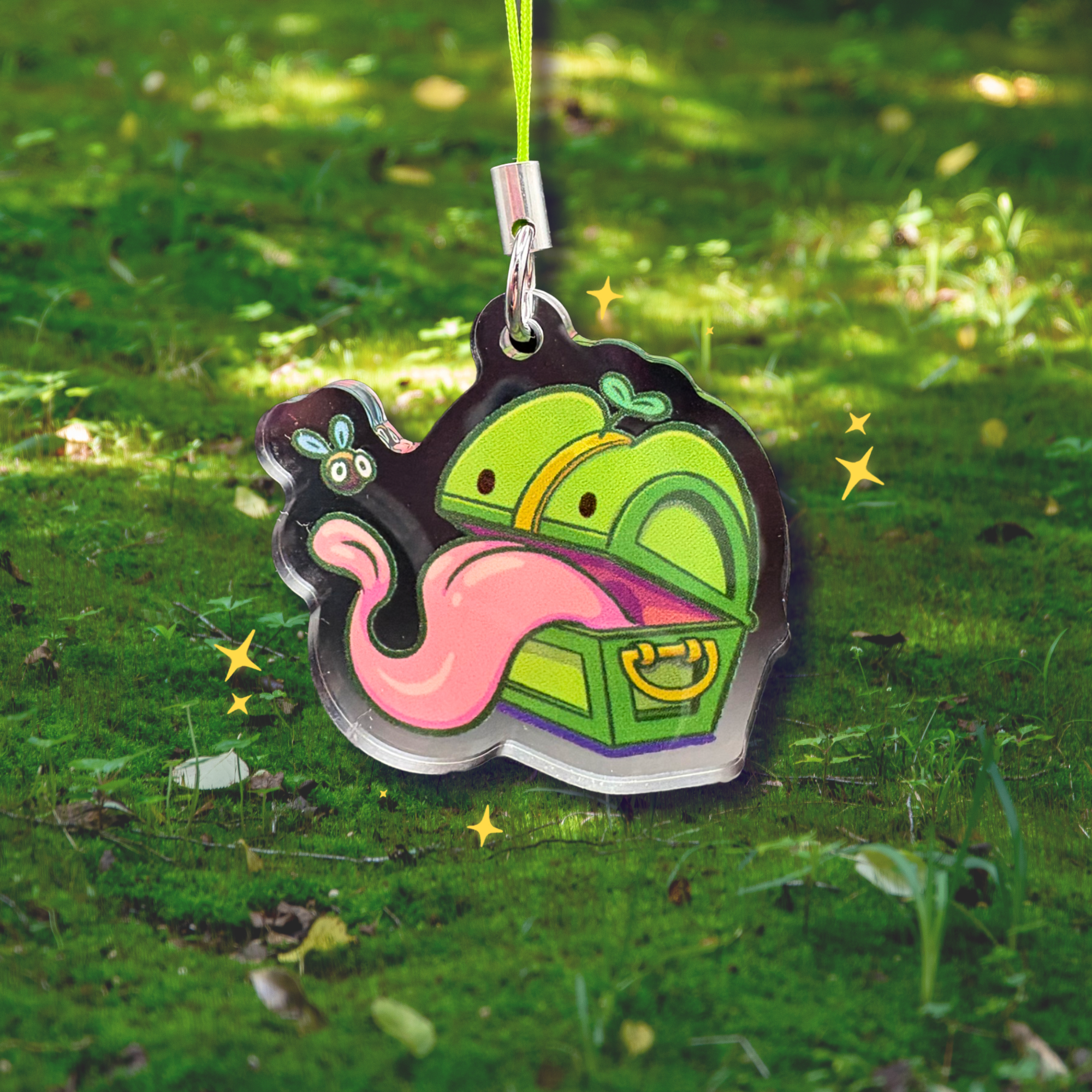 Frog Mimic Phone Charm