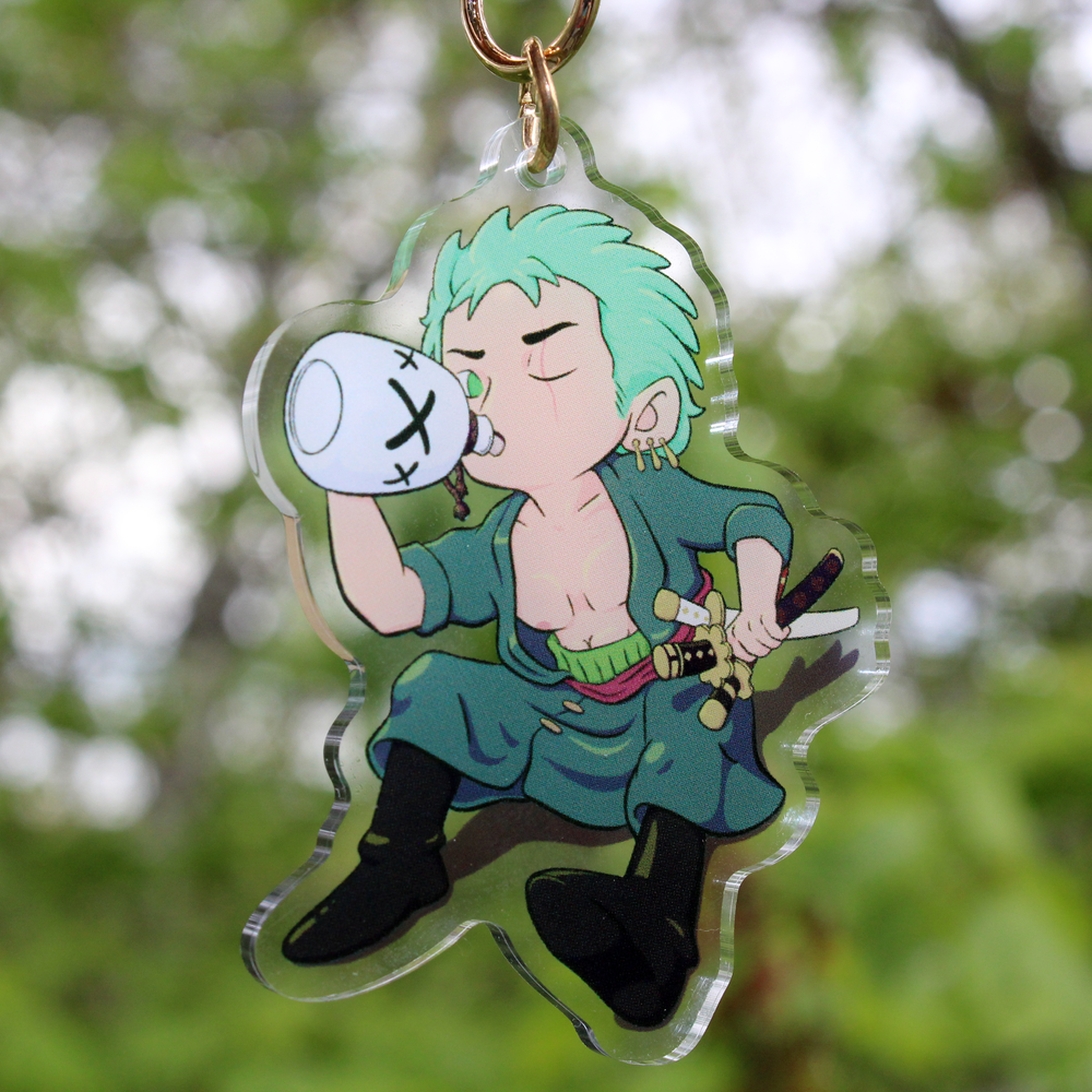 Swordsman anime Zoro OP Keychain — Frogdust Productions