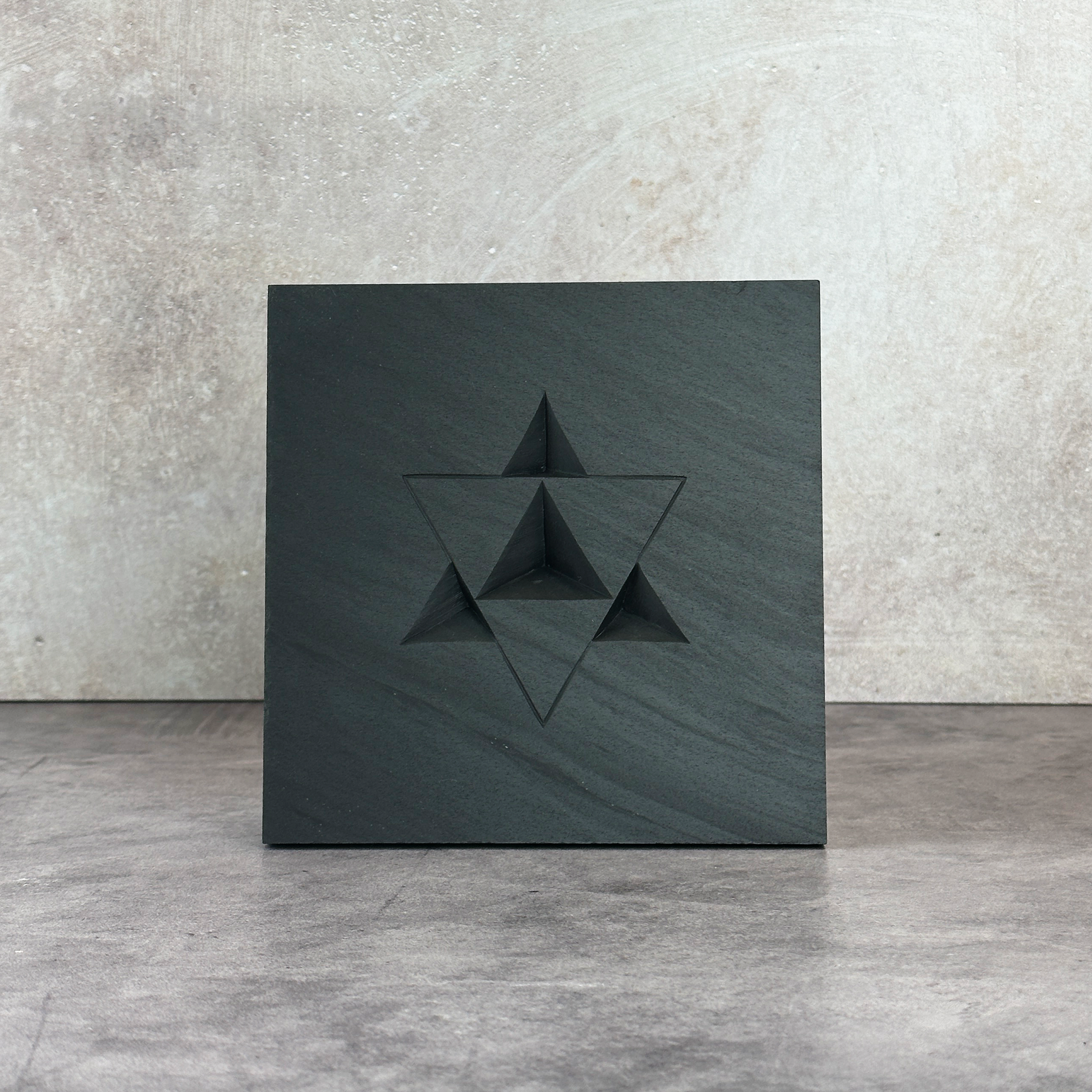 Merkaba Sacred Geometry Slate Tile