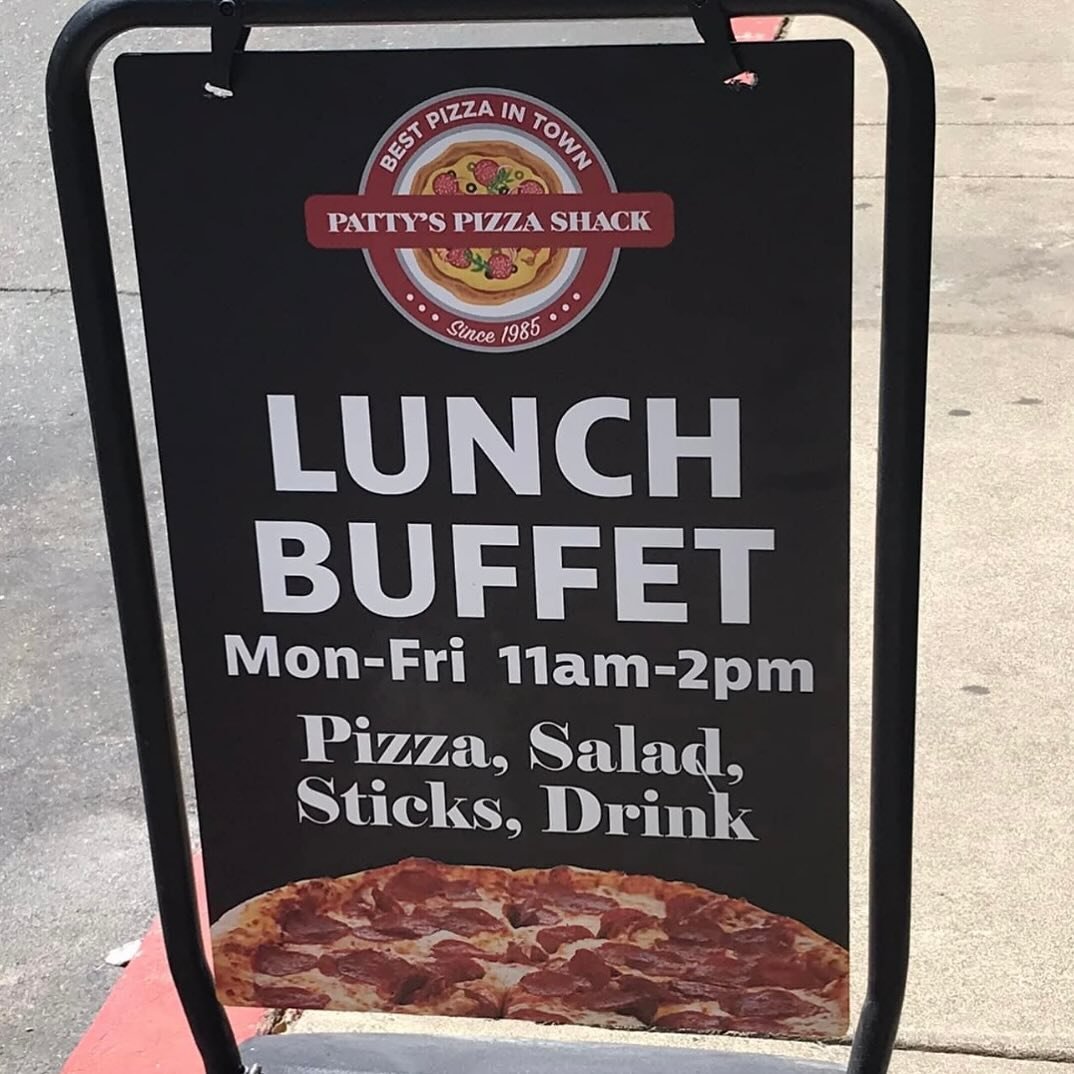 🥗🍕 Enjoy our all-you-can-eat buffet from Monday to Friday, 11 am to 2 pm. Indulge in a delicious spread of our freshly made piping hot pizzas, crisp garden-fresh salads, and warm fluffy breadsticks. 🥗🍕

Ordering pizza for home or the office?  We 