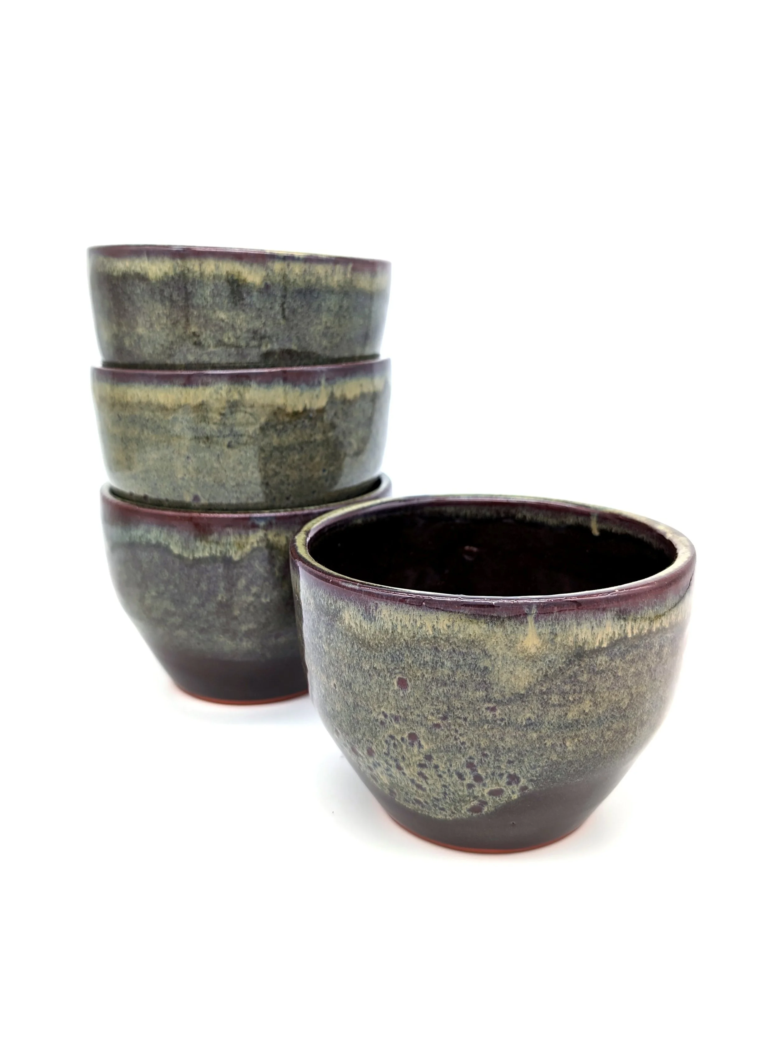 Soup Bowls, red earthenware, 3.5x5x5 in, 2024
