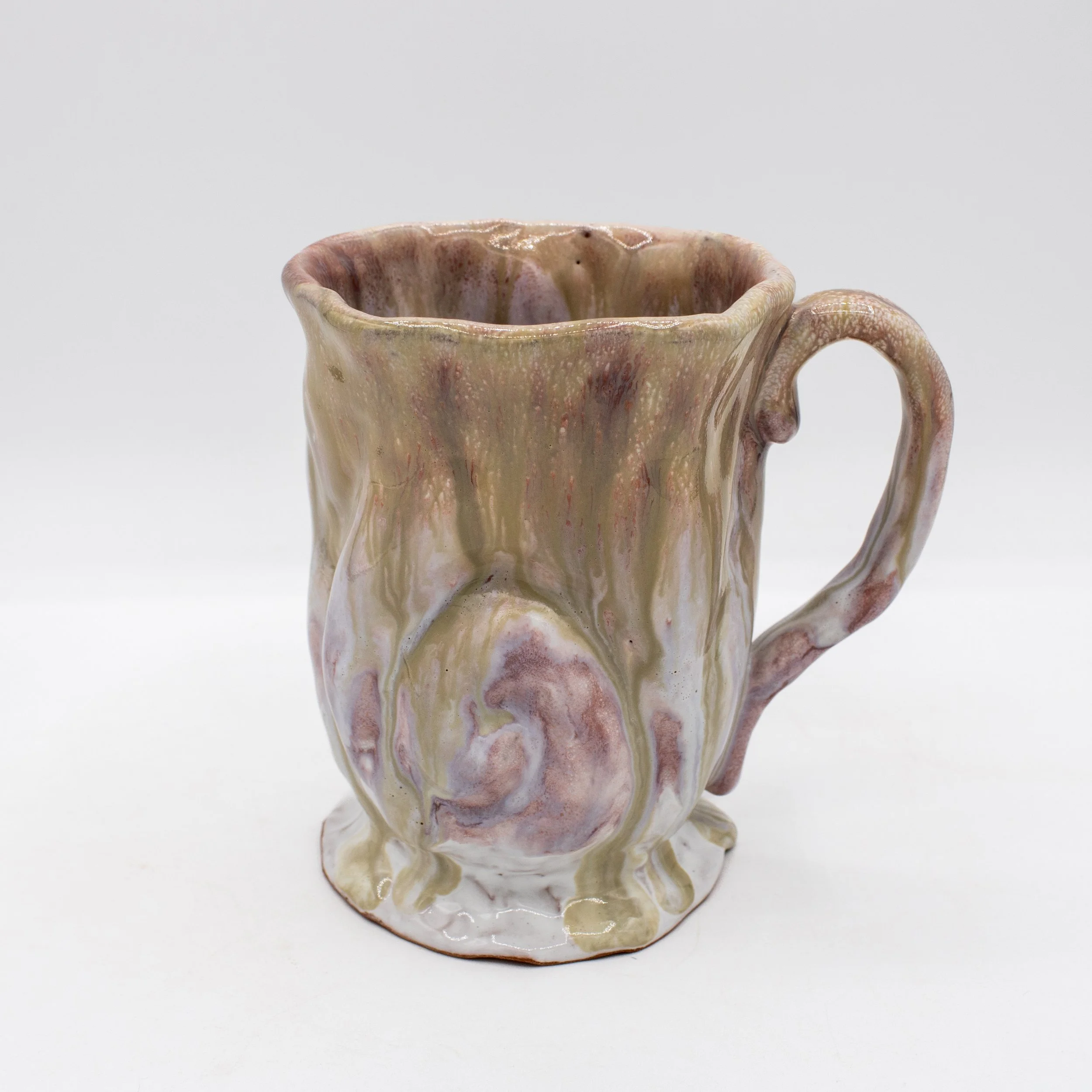 Shell Mug, red earthenware, 2025