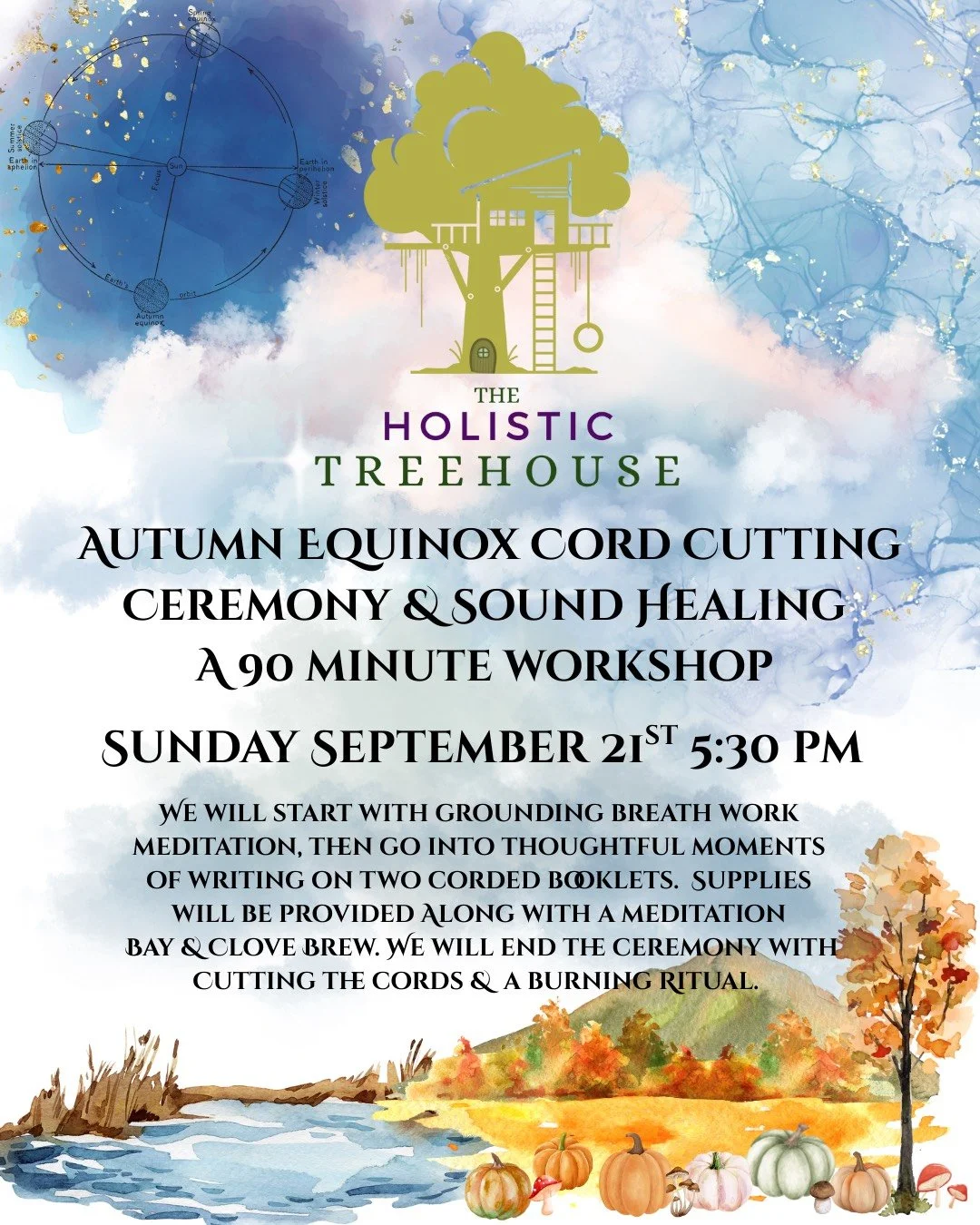 Autumn Equinox Cord Cutting Ceremony & Sound Healing Meditation