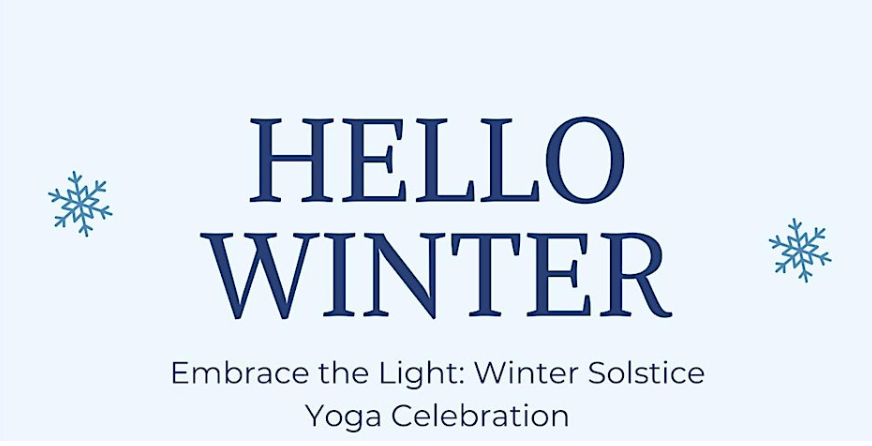 Embrace the Light: Winter Solstice Yoga Celebration with Vee