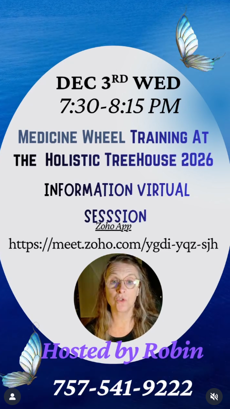 Robin's Medicine Wheel Training Interest Meeting- ONLINE ONLY
