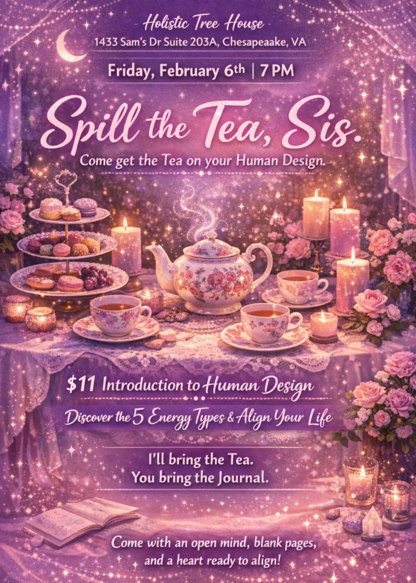 Spill the Tea, Sis. Come get the Tea on your Human Design with Ashley Gomez