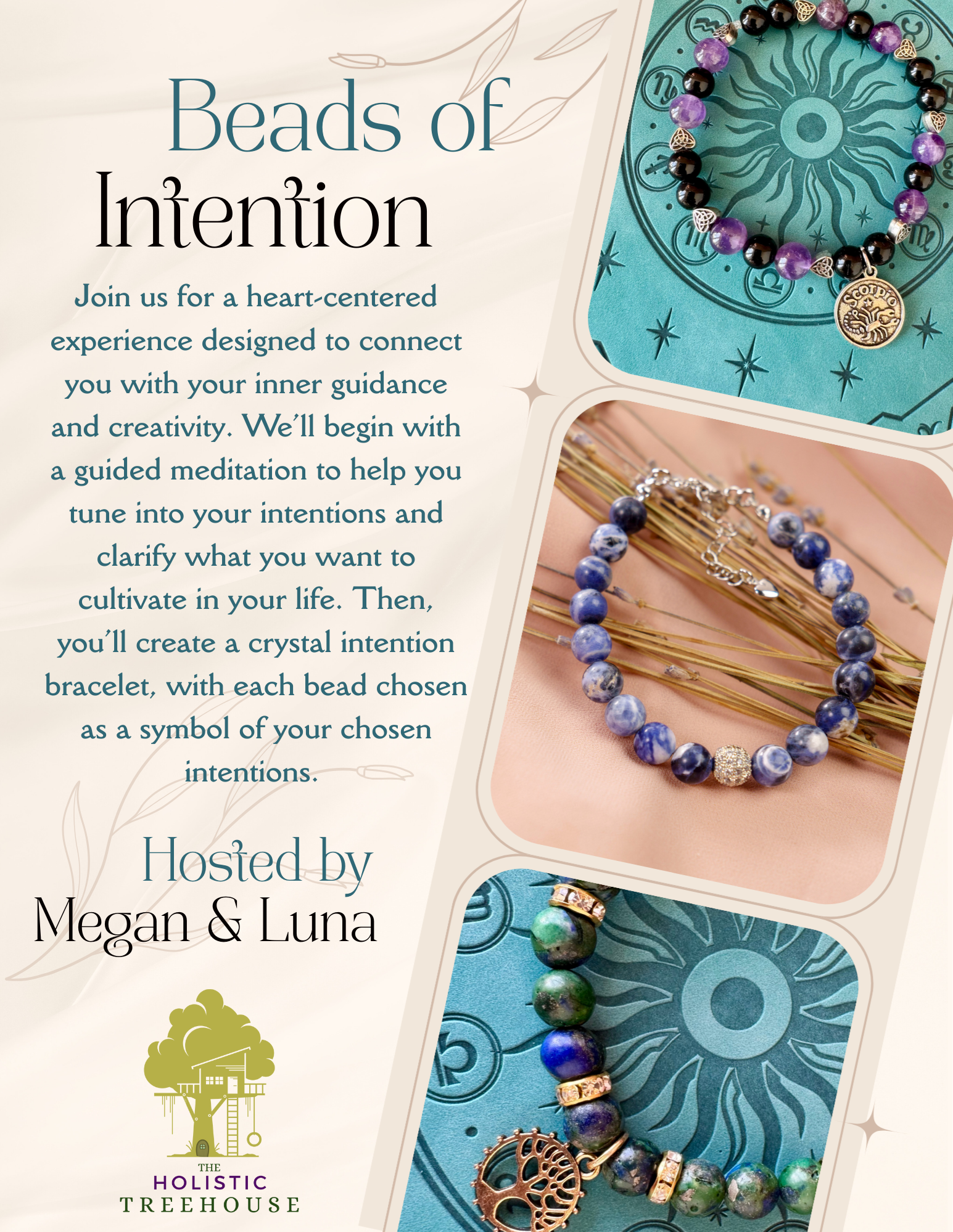 Beads of Intention: Meditation &amp; Intention Bracelet Workshop with Luna Arnott &amp; Megan Feken
