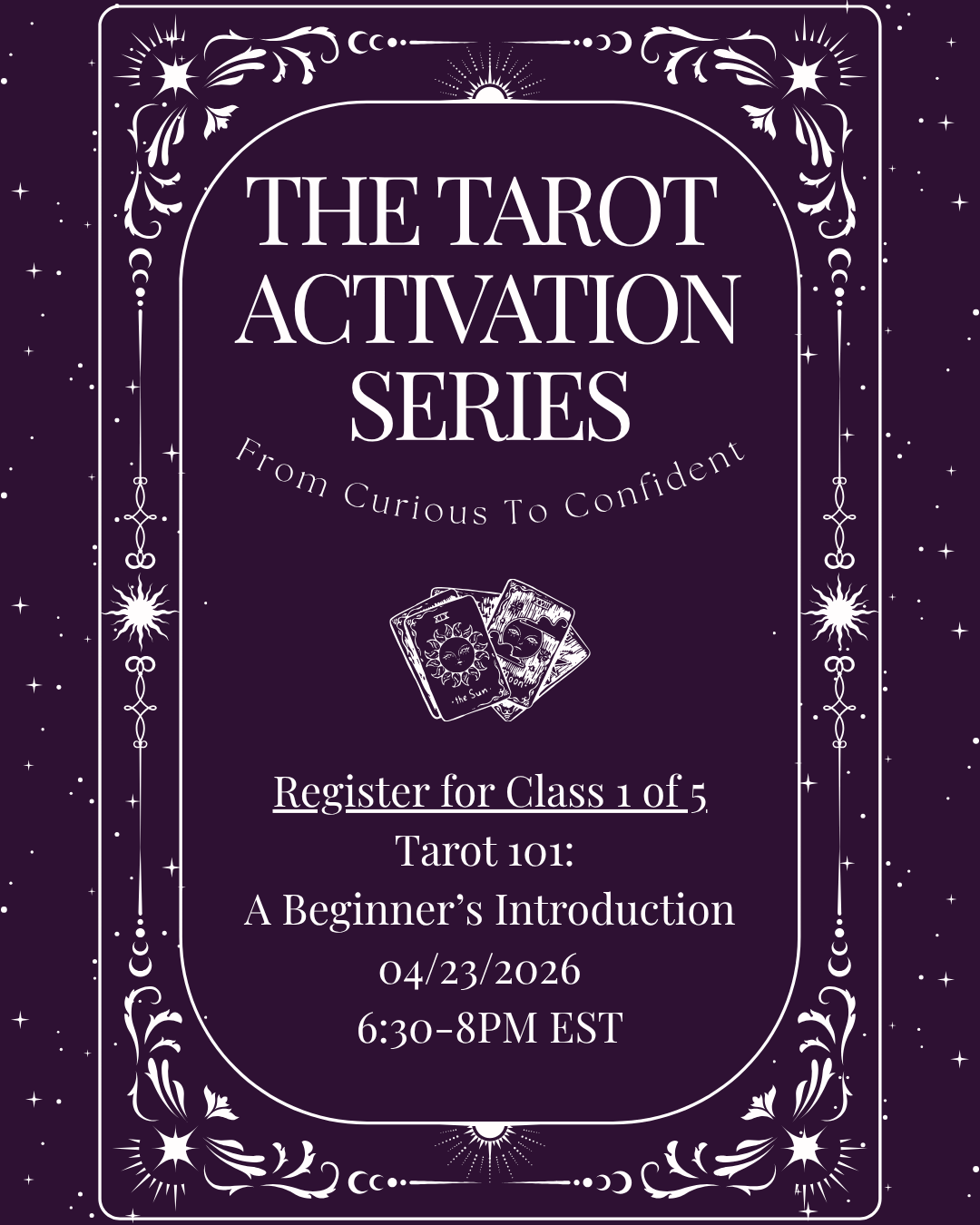 Tarot 101 Activation Series with Mackenzie Foster - Class 1 out of 5