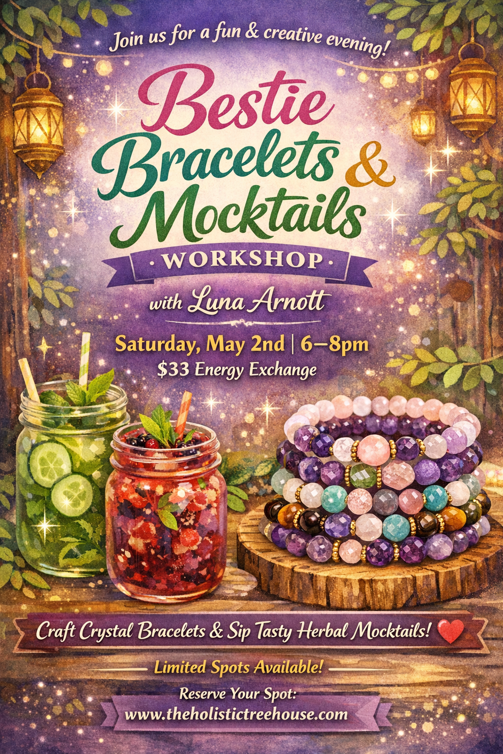 Bestie Bracelets &amp; Mocktails with Luna Arnott 