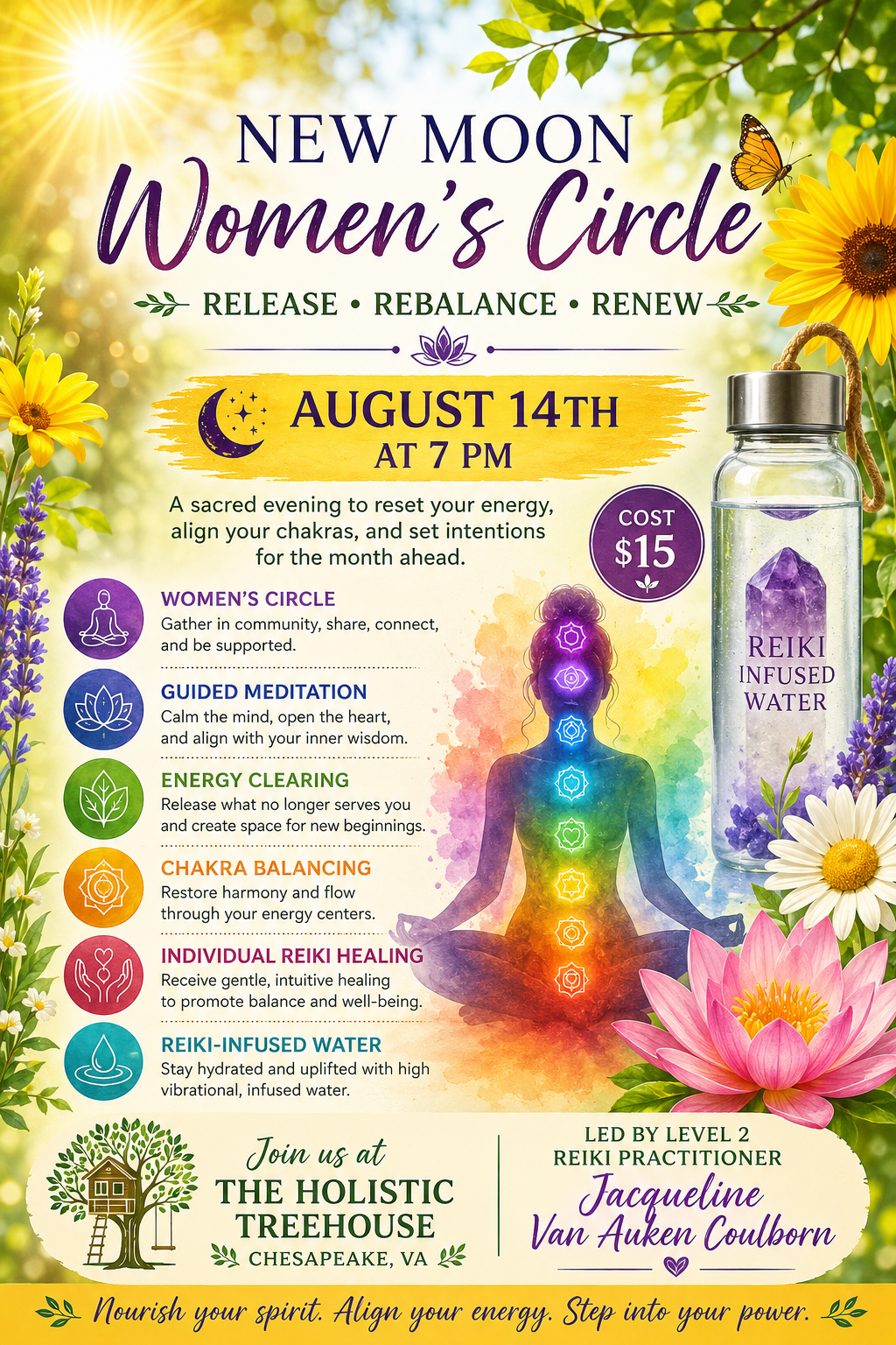 New Moon Women’s Circle with Jacqueline Van Auken Coulborn