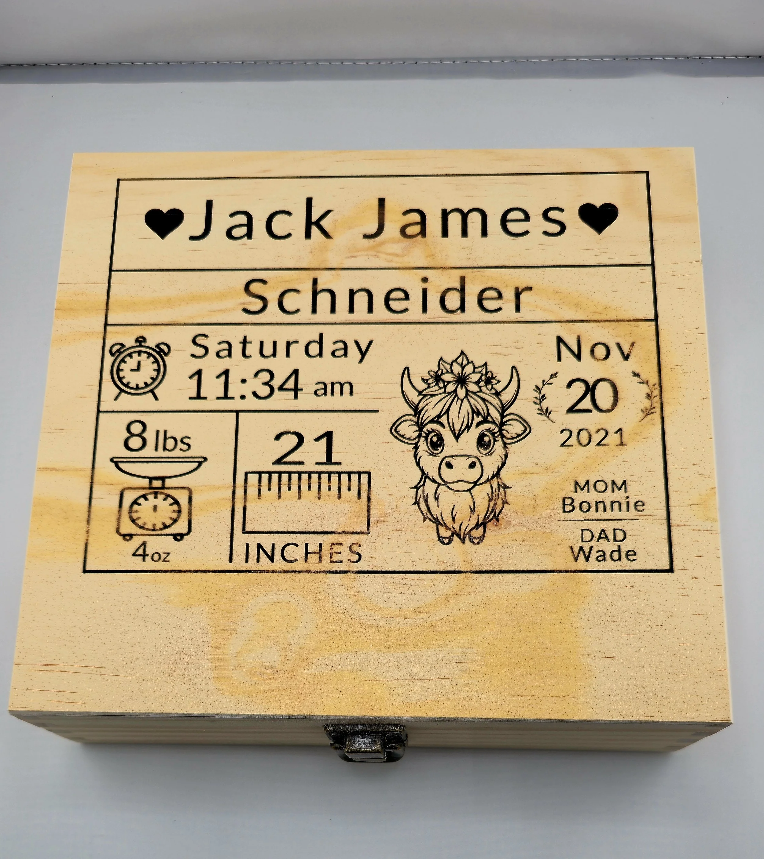 Keepsake or Memorial Boxes