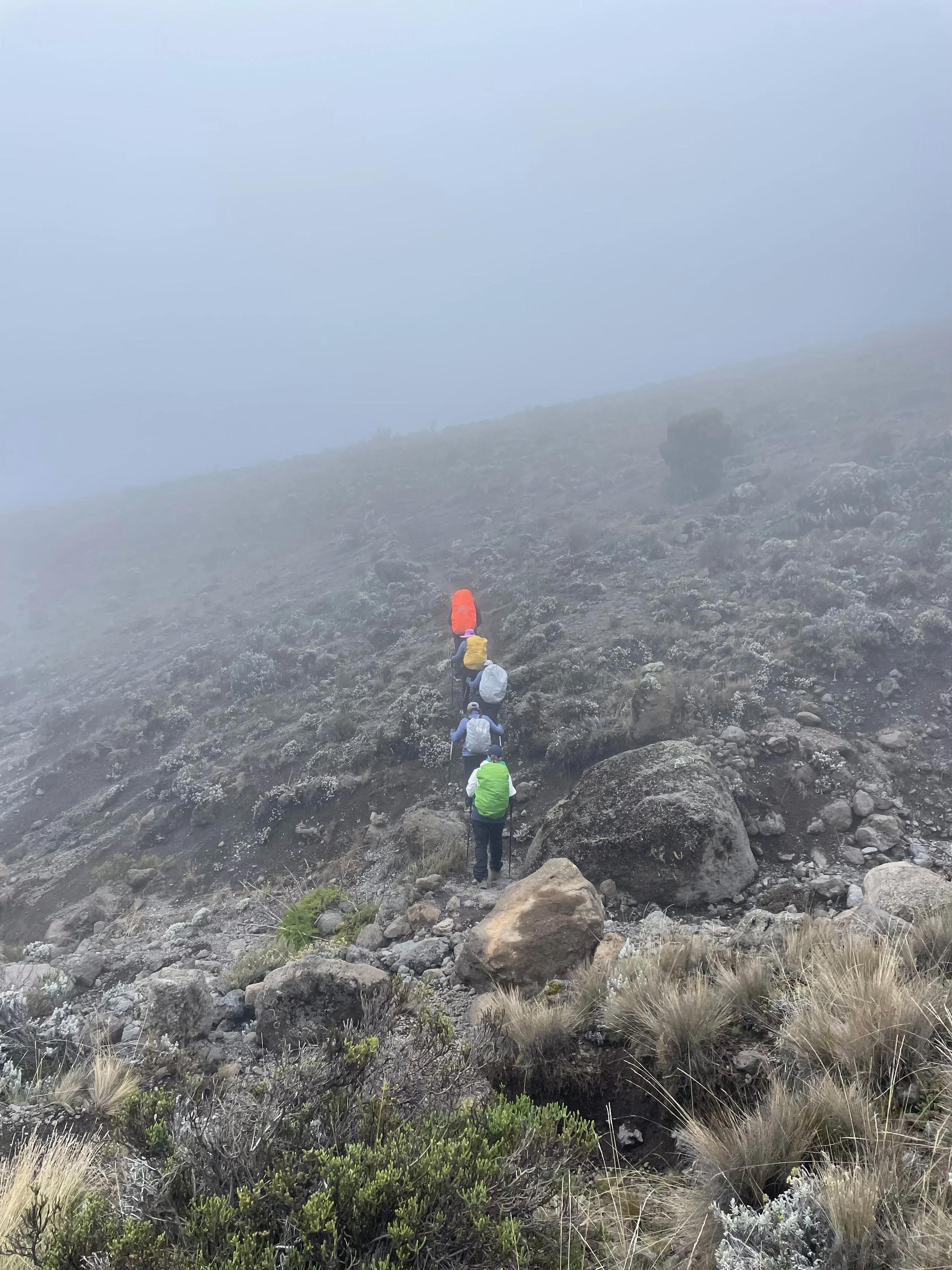 I love how this picture captures the smallness of us contrasted with the vastness of the landscape.
