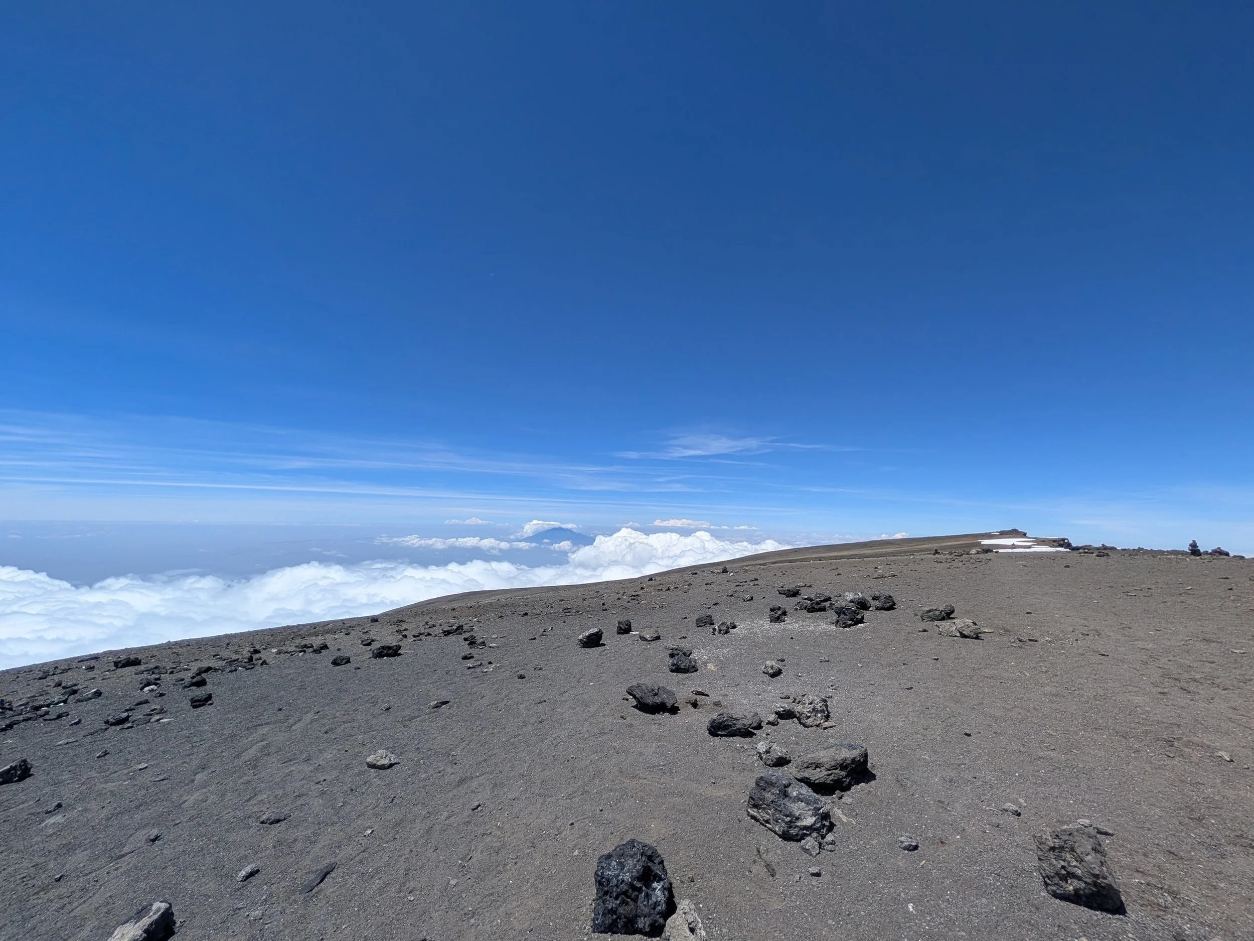 Another view from the summit - above the clouds!