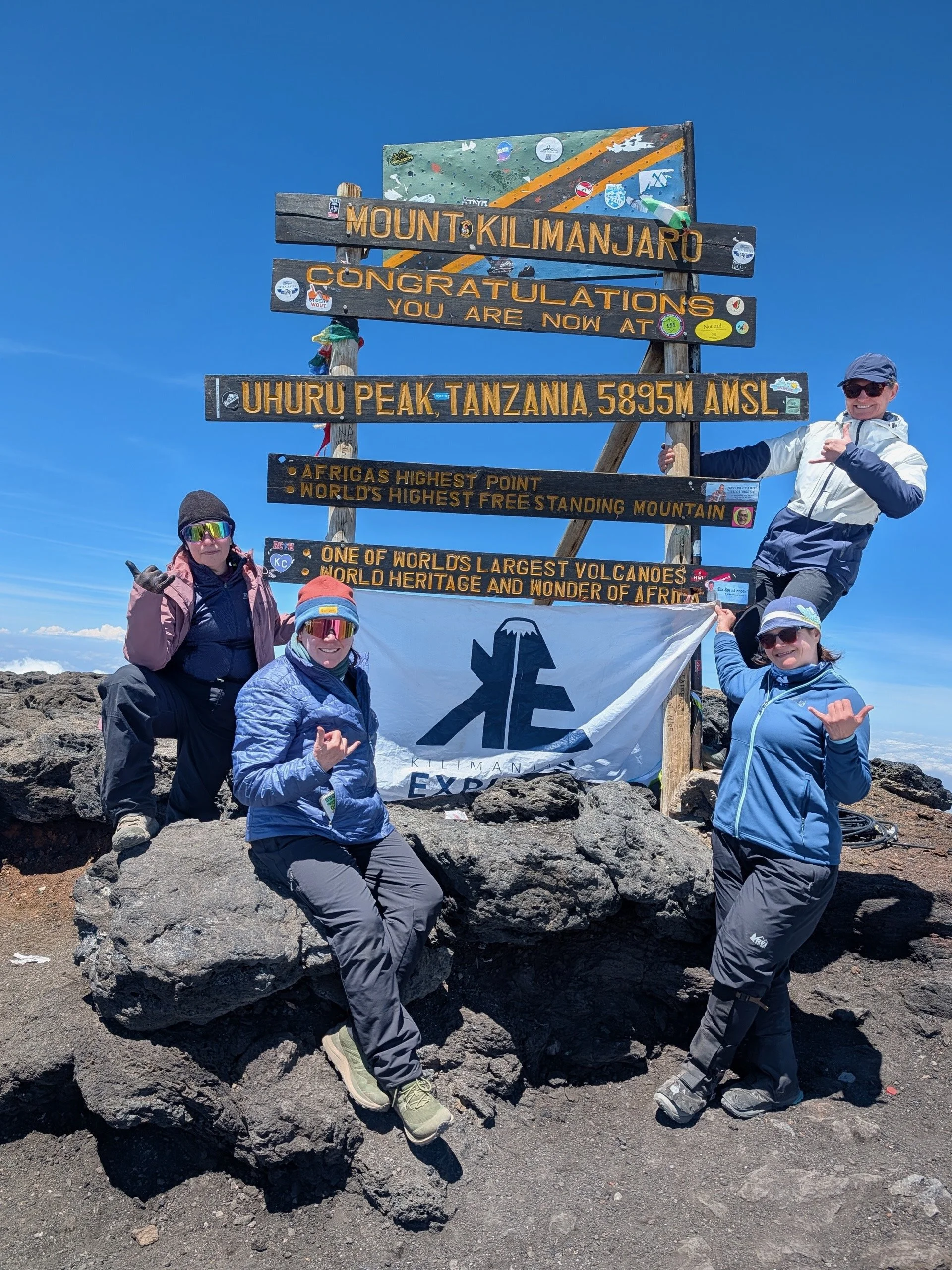 We made it! Uhuru Peak (19,341ft / 5,895m) January 13, 2026