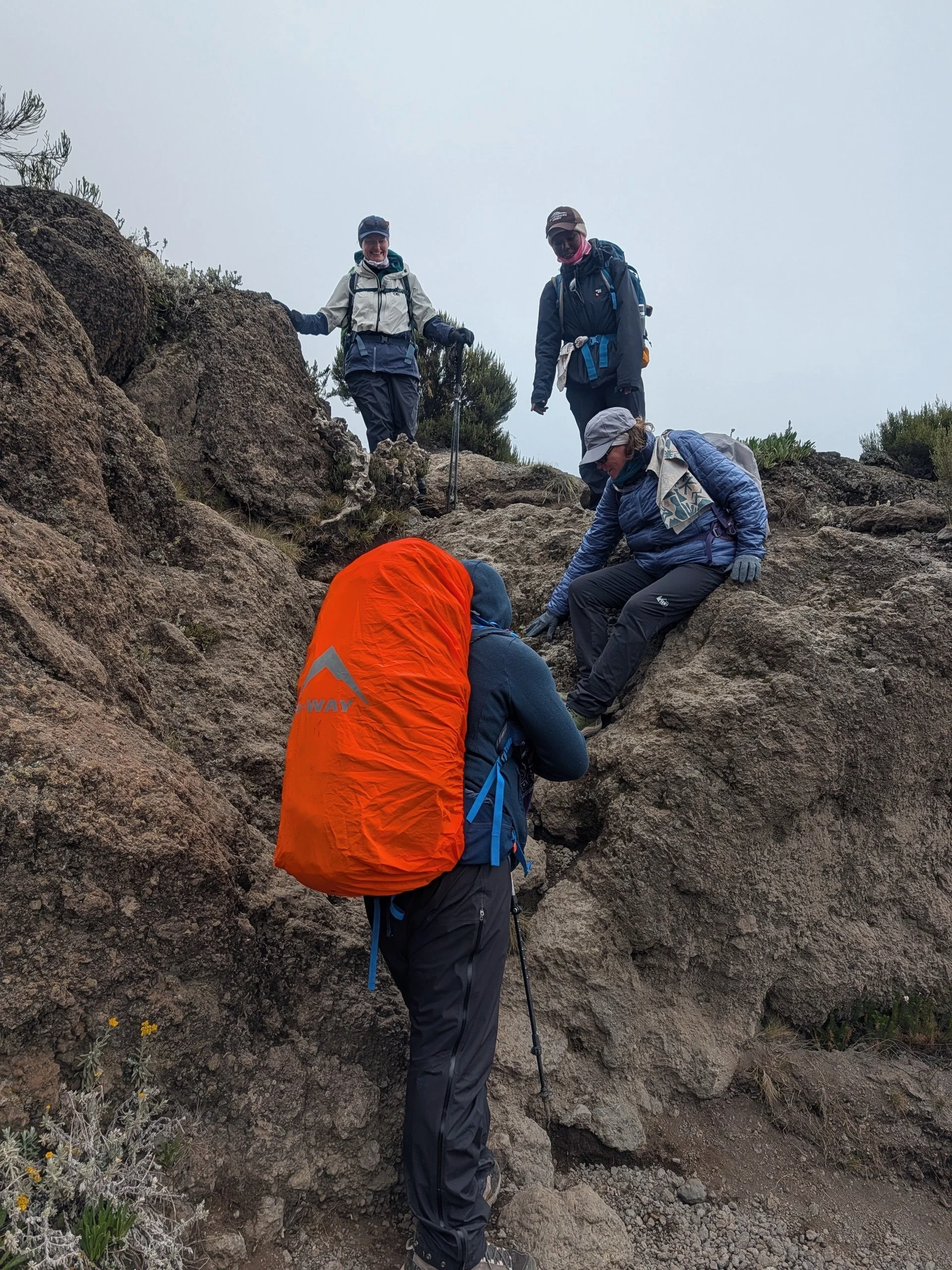 There was more climbing up and down rocks than I expected.