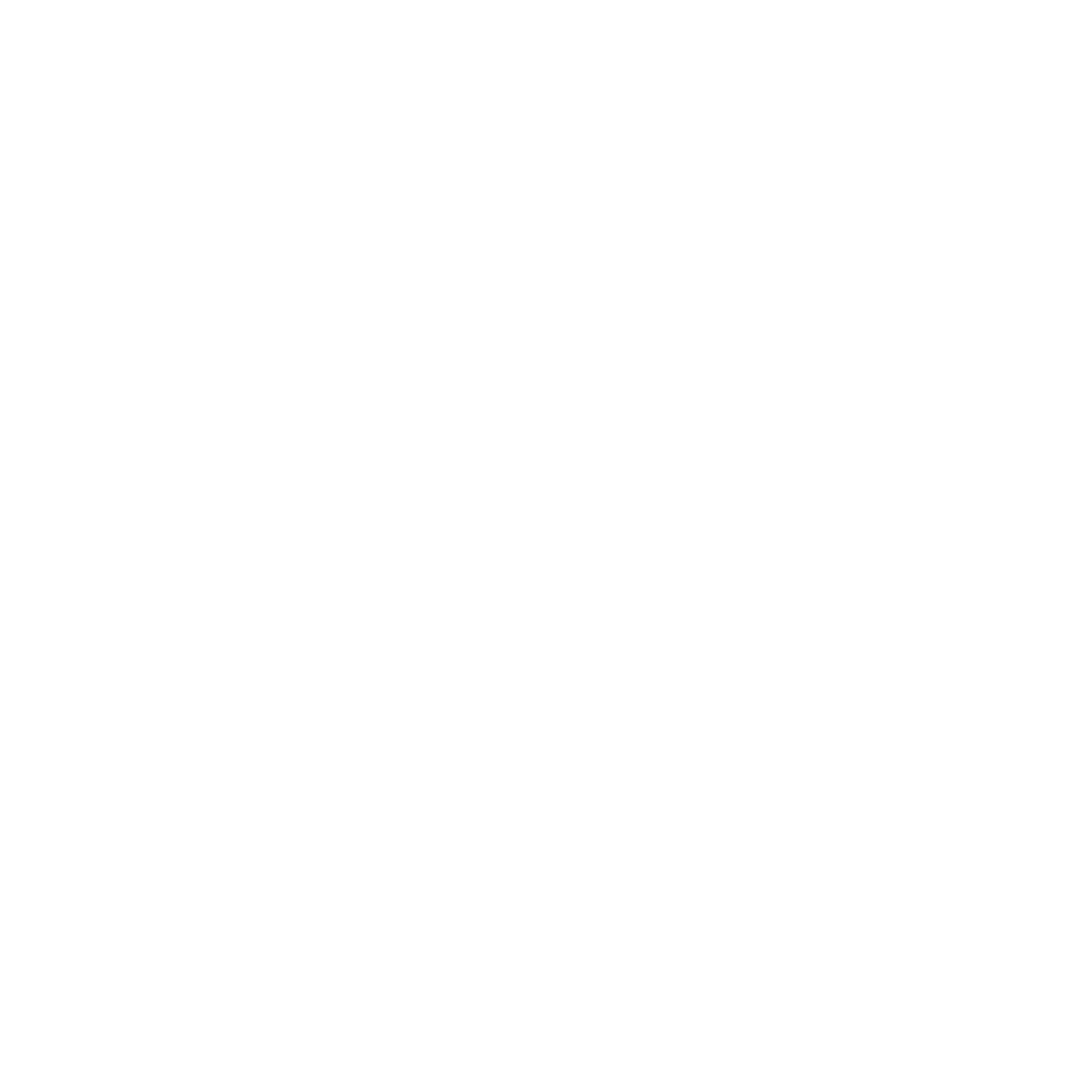 Icono de burbuja de diálogo blanca en fondo negro