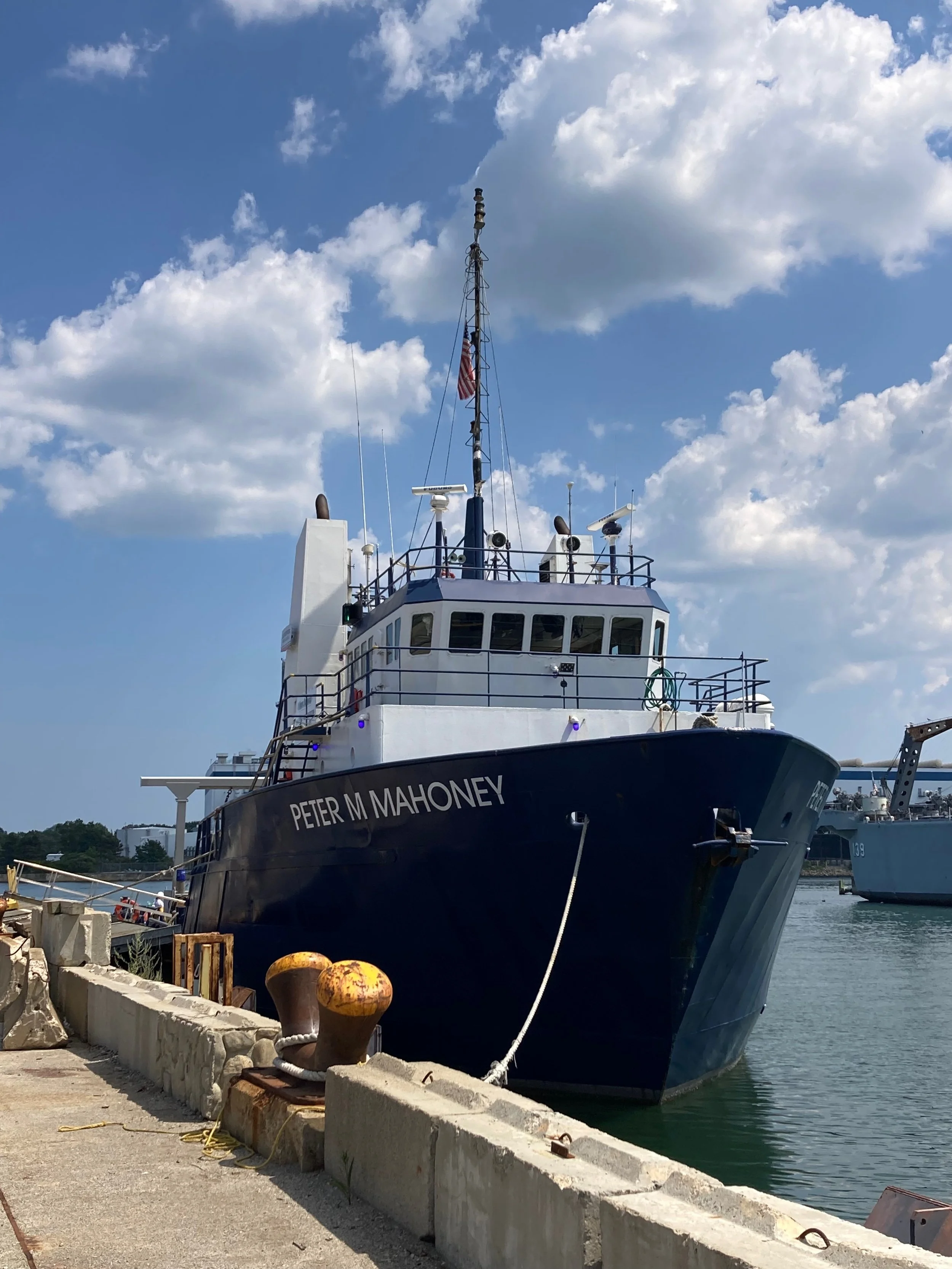 The OSV Peter M. Mahoney in Quincy