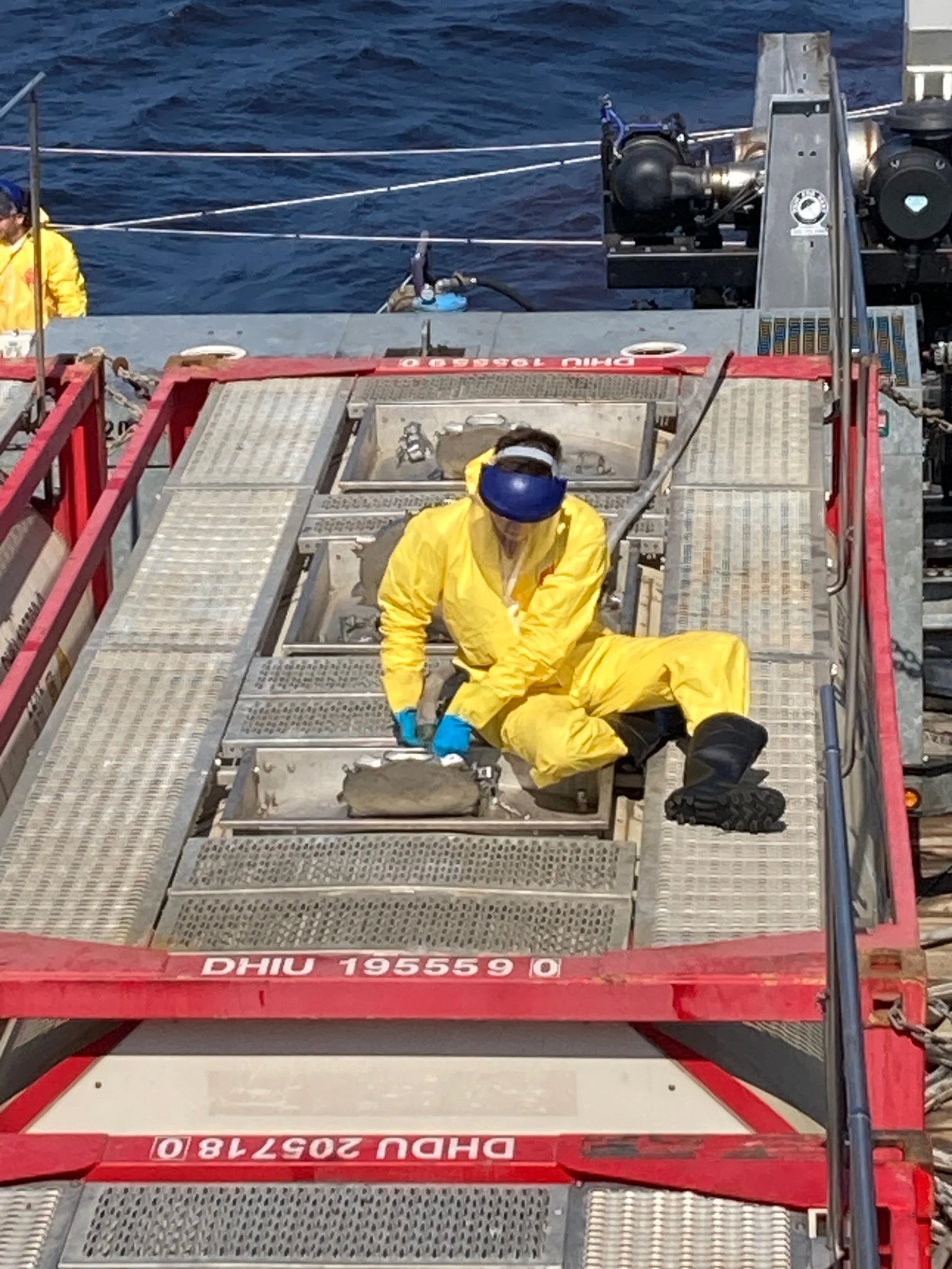 Rinsing out the ISO tanks