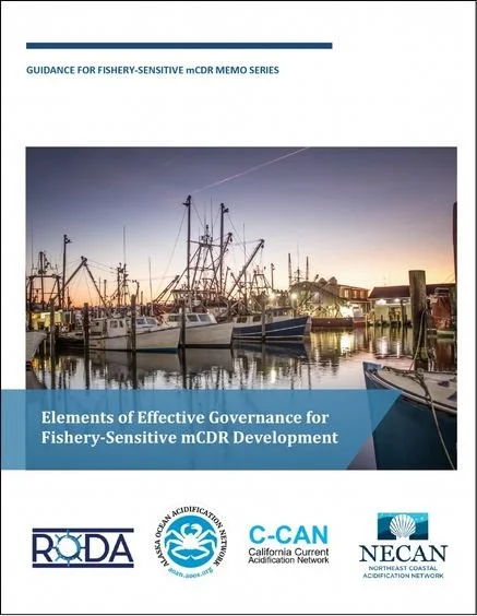 GUIDANCE MEMO — Elements of effective governance for fishery-sensitive mCDR development