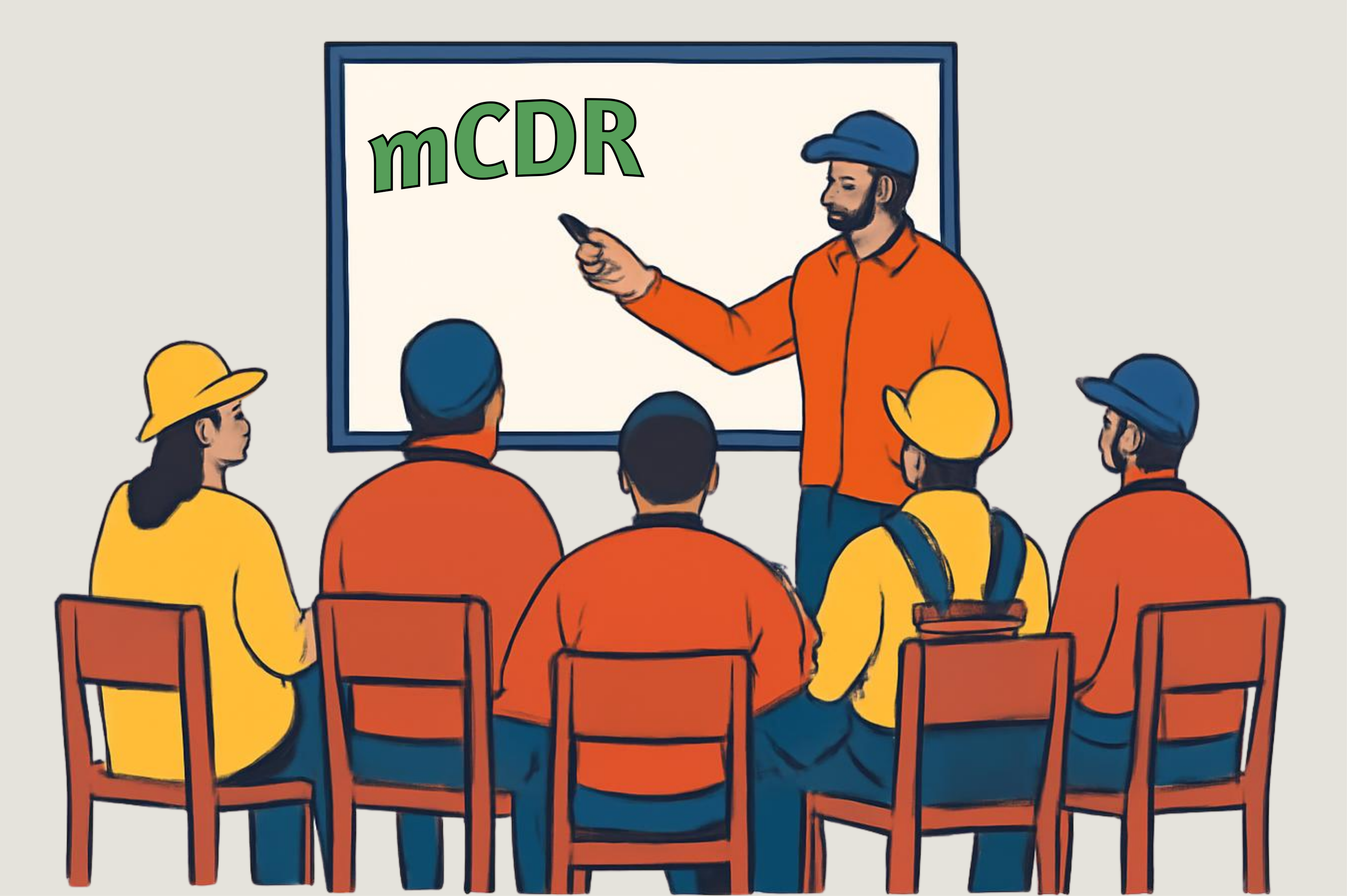 mCDR training course for fishing industry