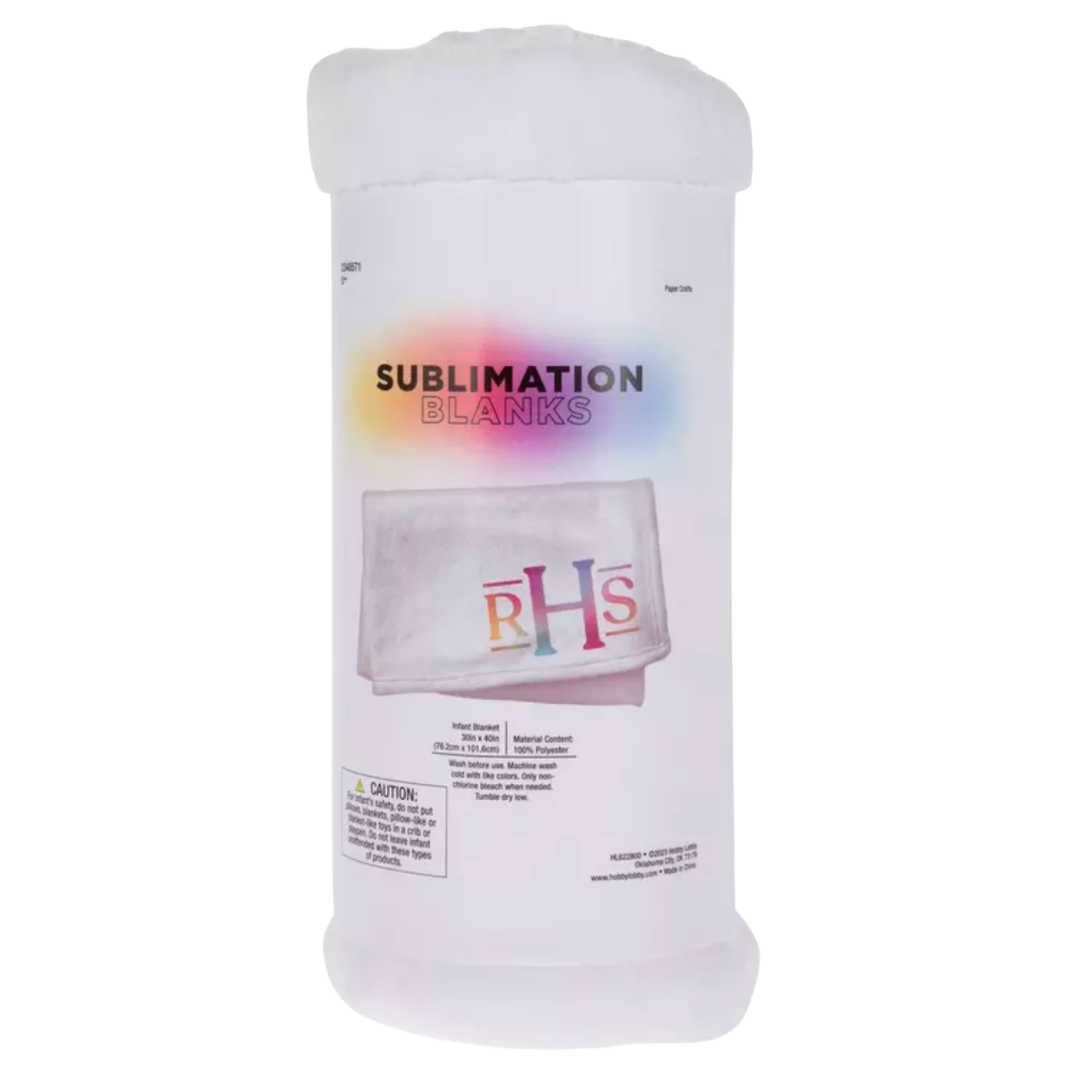 White Sublimation Blanket