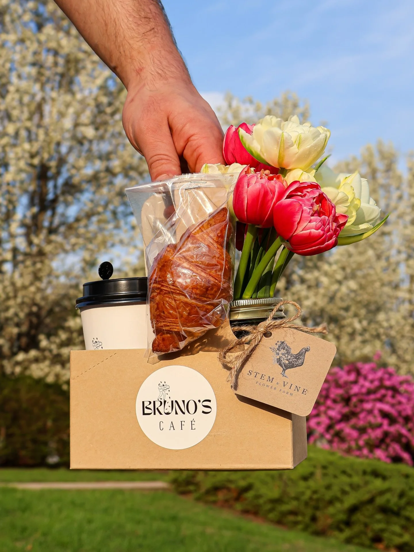 Mother&rsquo;s Day is right around the corner and our favorite little bundle is back for round two. ☕💐🥐

Back by popular demand (for good reason). Guaranteed to make Mom smile with a little help from coffee, something buttery, and fresh blooms from