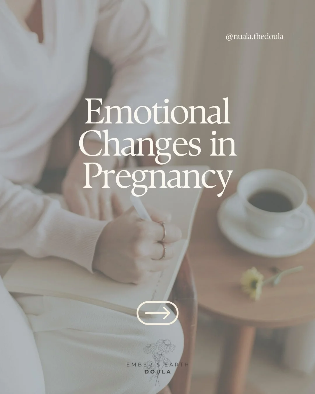 Pregnancy isn&rsquo;t just a physical journey&mdash;it&rsquo;s an emotional one, too💛

Shifts in hormones, identity, expectations, and the unknown can bring waves of joy, overwhelm, excitement and everything in between. 

All of it is valid.

You de