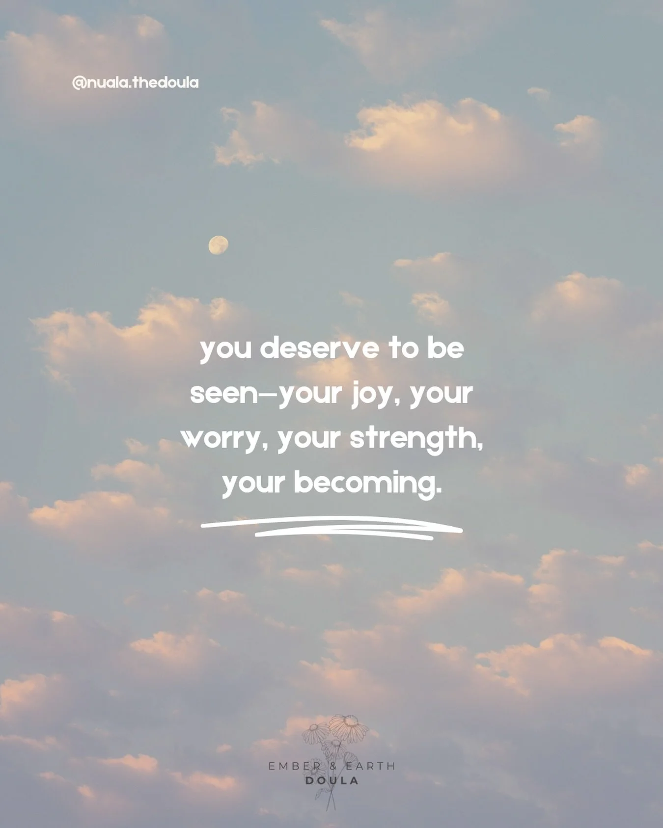 Your journey holds so many layers❣️ 

A doula&rsquo;s role is to see all of them&mdash;without rushing, fixing, or minimizing them. 

To hold space for your questions, your emotions, your changing identity, and your power as it unfolds❣️
.
.
.
#doula