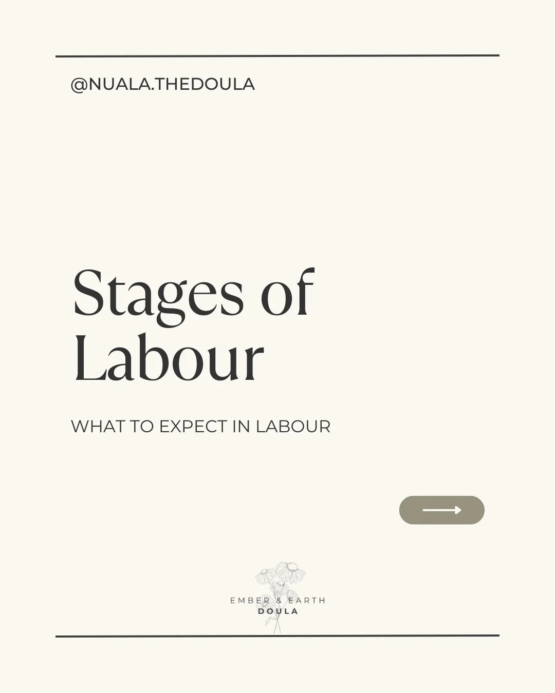 Every stage holds its own purpose, pace, and needs🌿

The stages of labour aren&rsquo;t a straight line&mdash;they create a rhythm✨

Each stage invites different parts of you to show up; patience and grounding, surrender and instinct, focus and stren