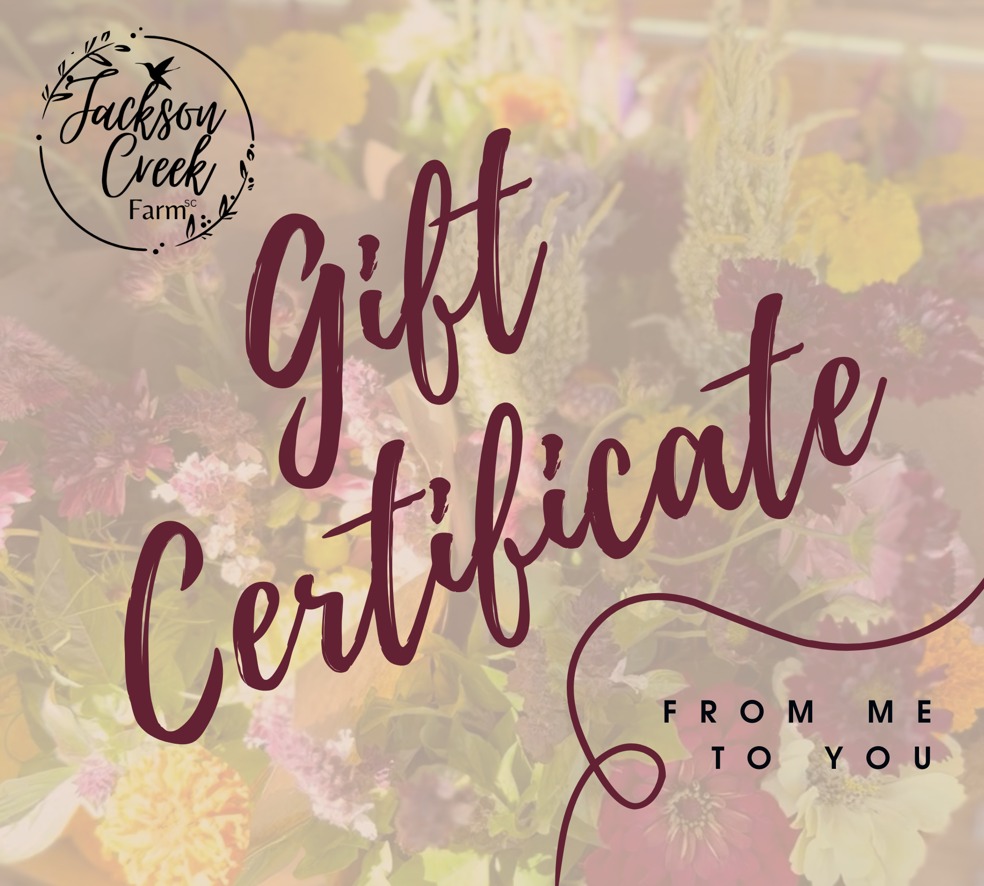 Bouquet Gift Card